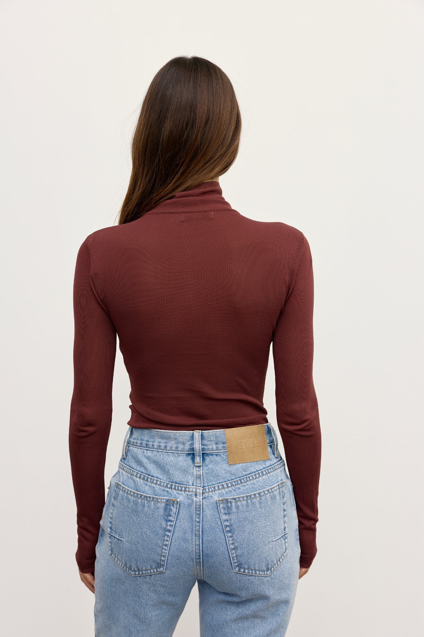 AIRLIE TOP - BURGUNDY - Image 4