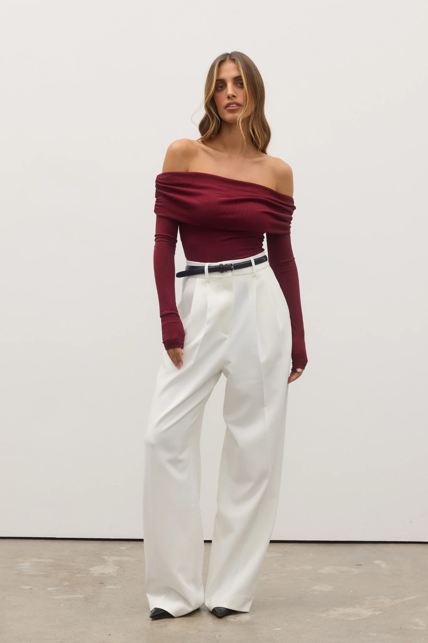 ALESSANDRA TOP - WINE - Image 2