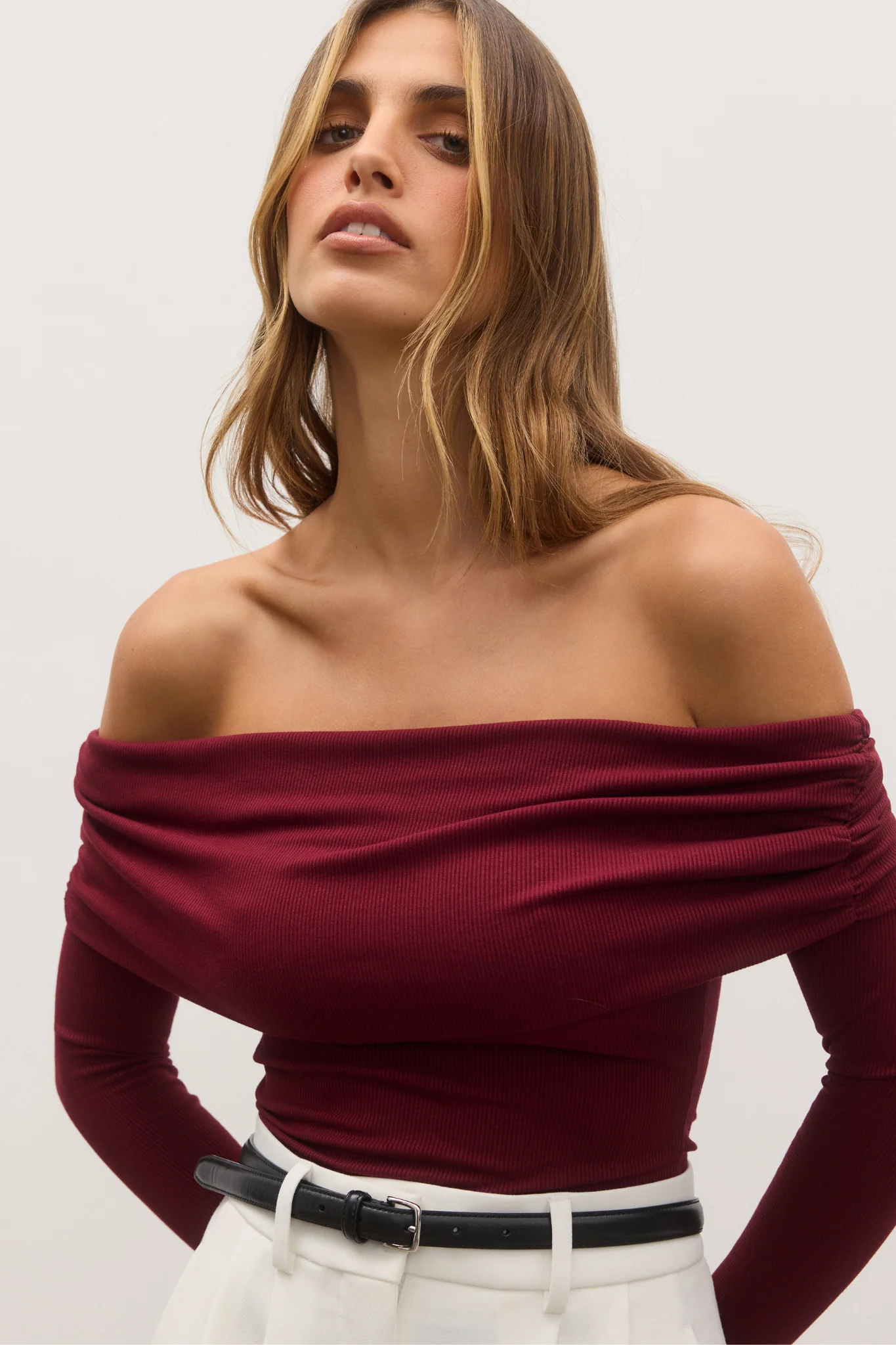 ALESSANDRA TOP - WINE - Image 3
