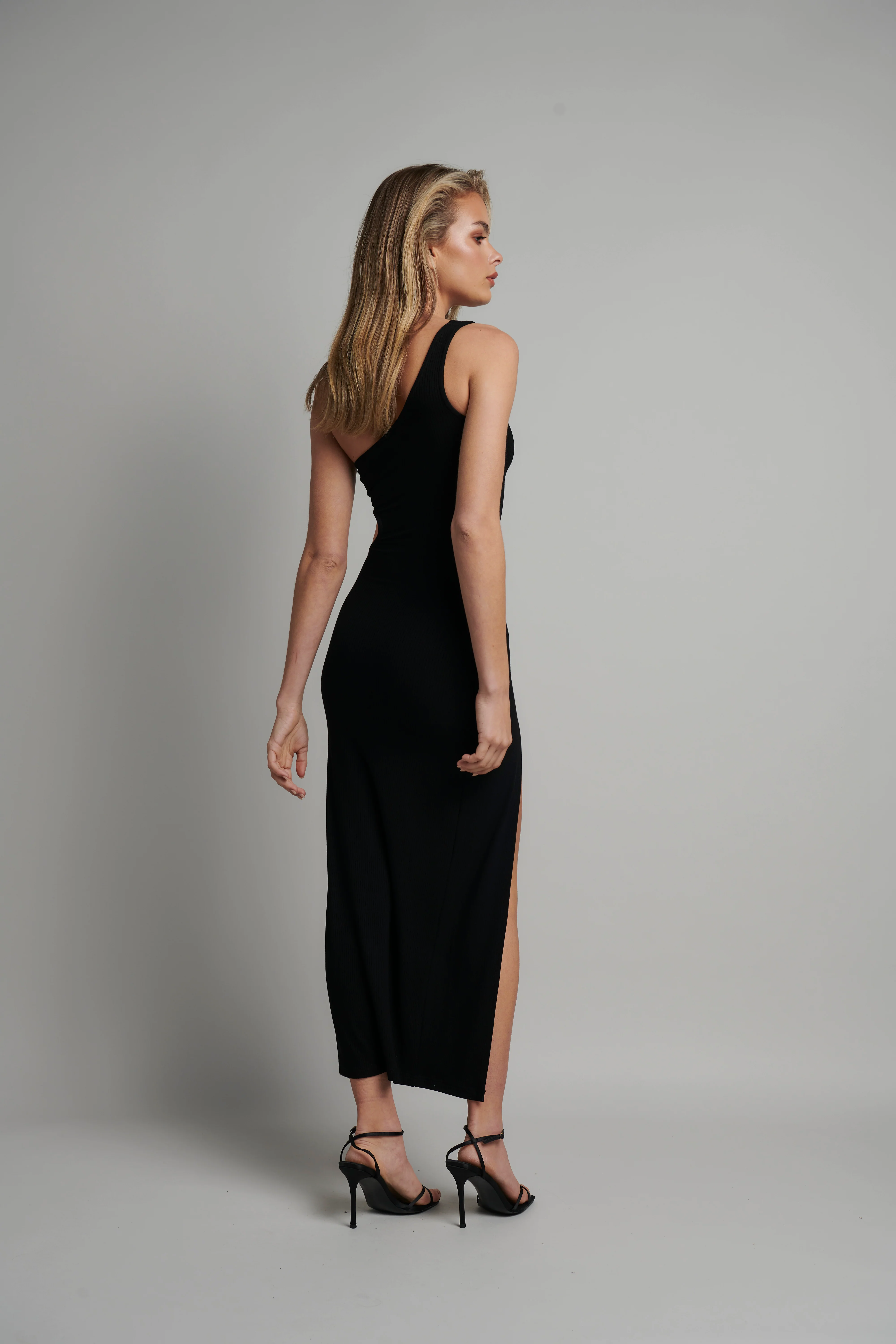 ALYSHA MIDI - BLACK - Image 2