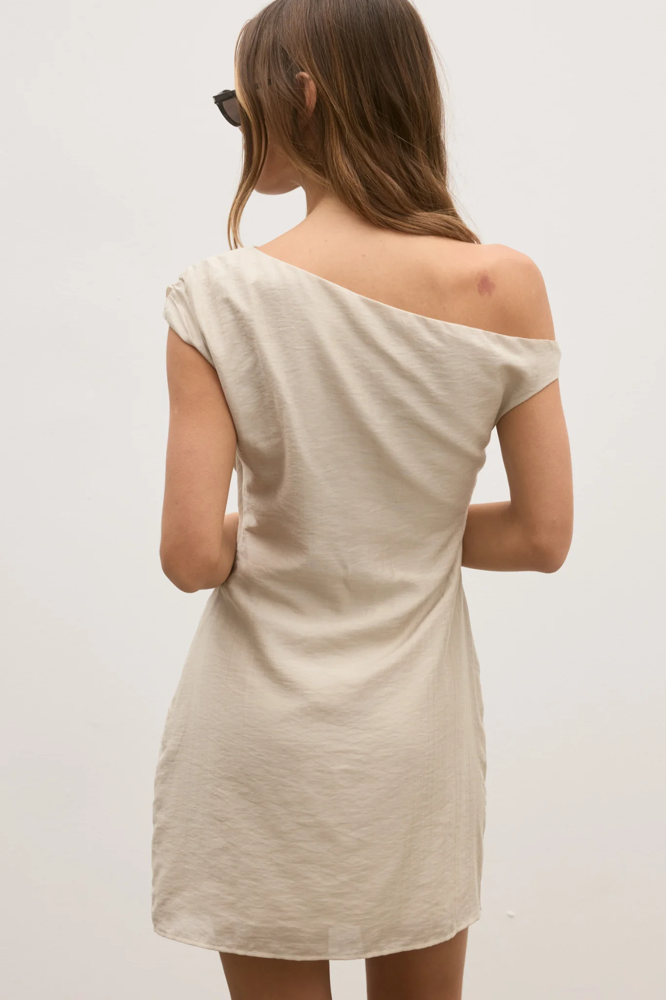 AMAYA MINI DRESS - SAND - Image 3