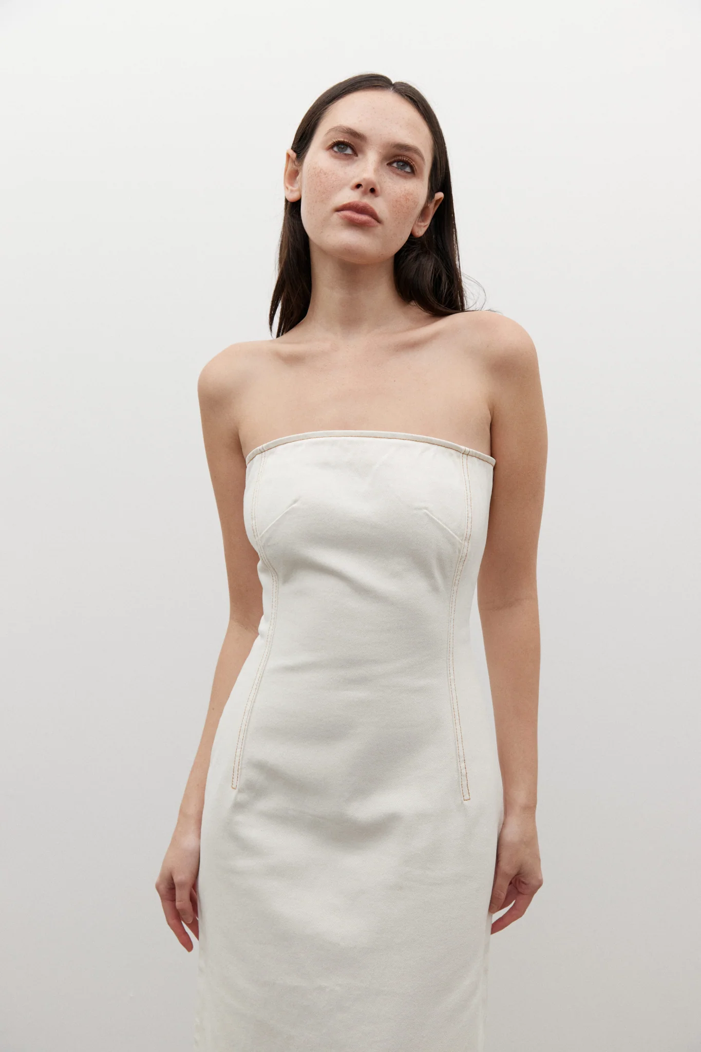 AMIRI DENIM DRESS- ANGORA - Image 2