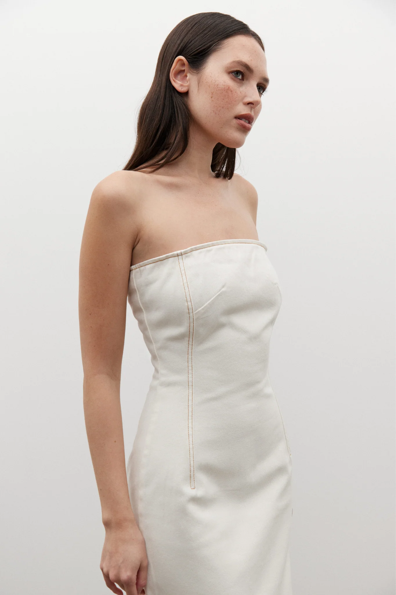 AMIRI DENIM DRESS- ANGORA - Image 5