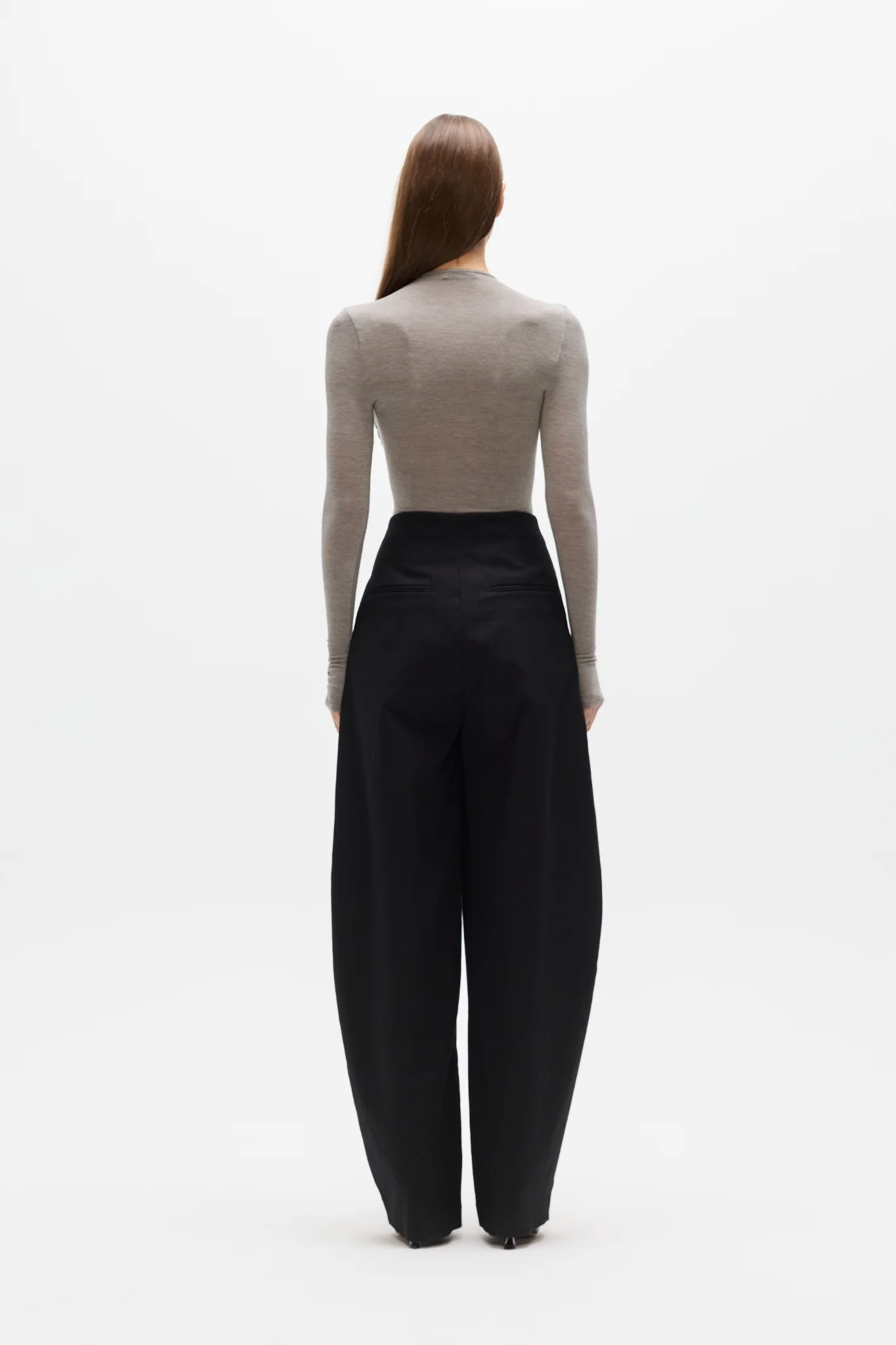 ARAYA BODYSUIT - LIGHT GREY MARLE - Image 4