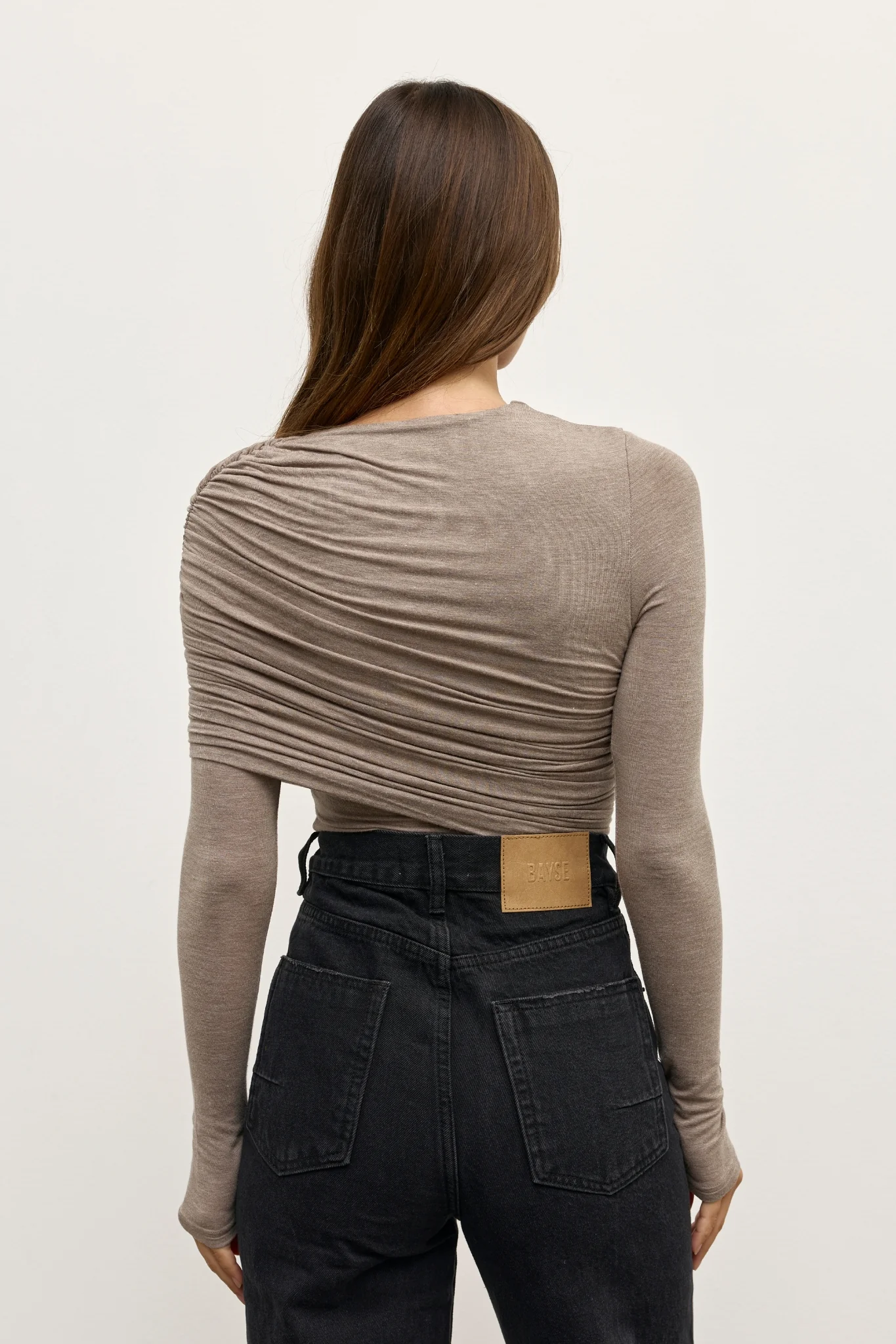 ARIYA BODYSUIT - GREY MARLE - Image 4