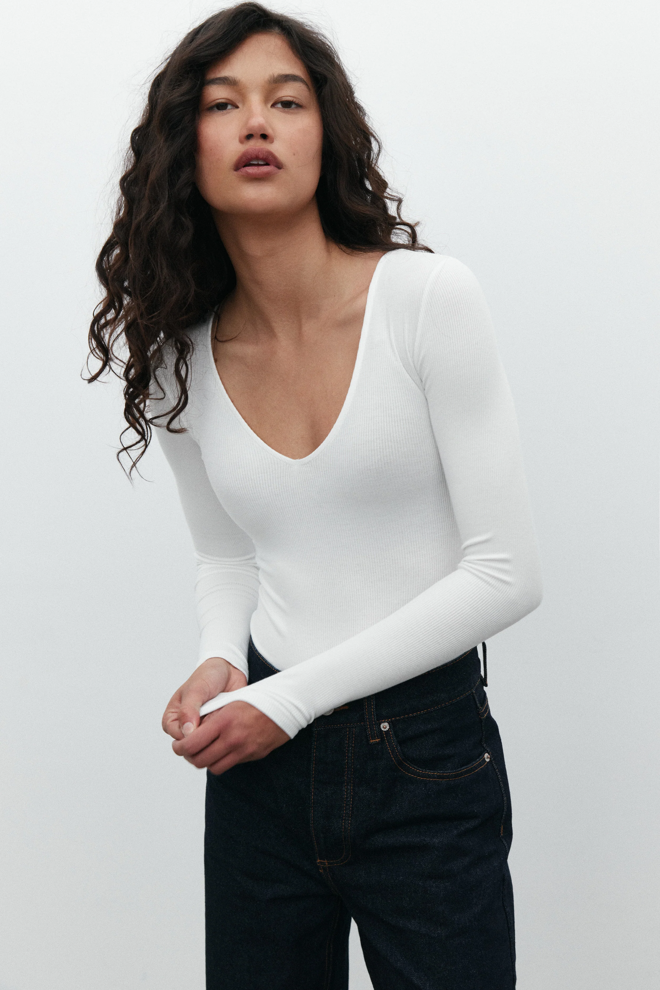 ATHERTON BODYSUIT - WHITE - Image 4