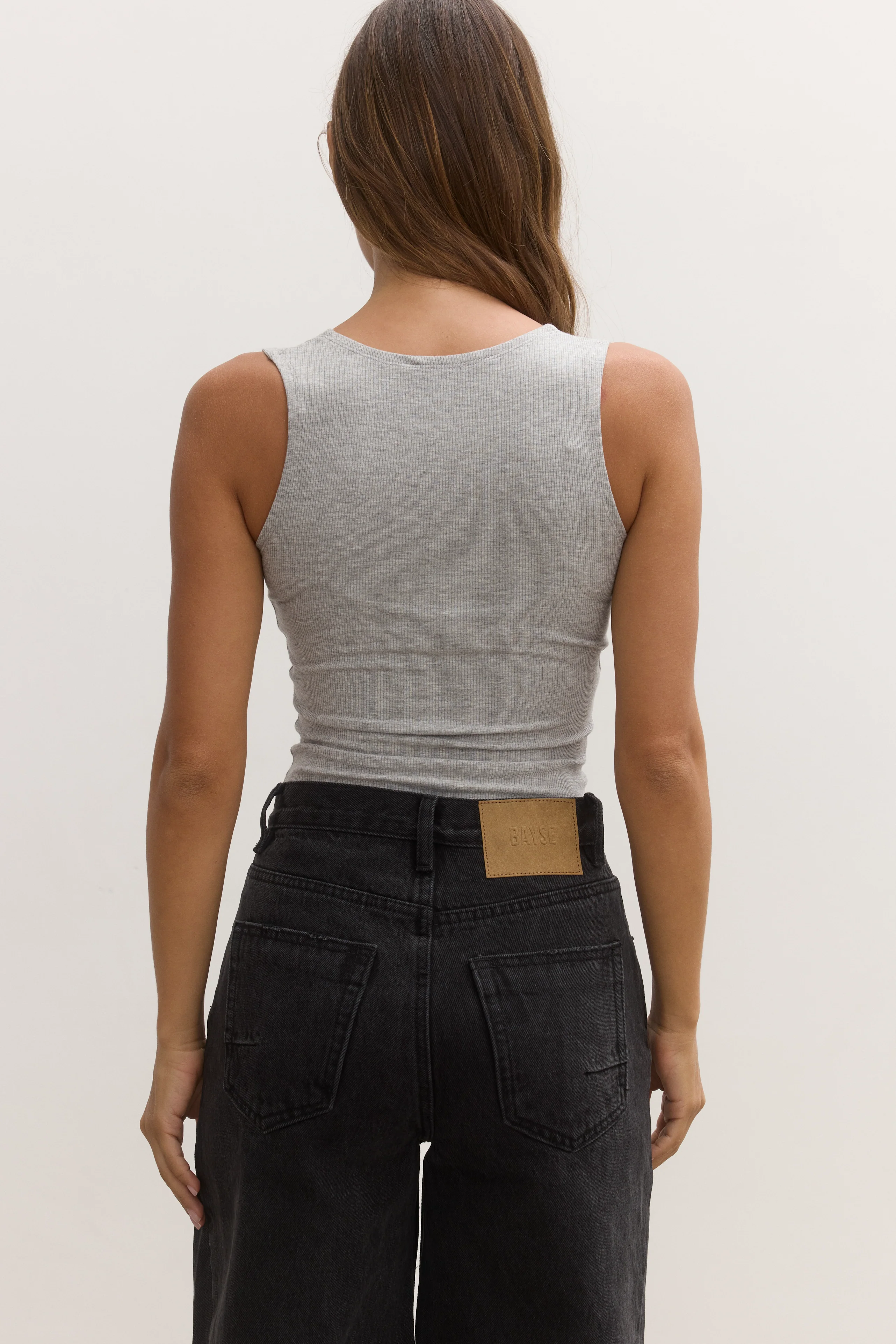 AURORA BODYSUIT - GREY MARLE - Image 4