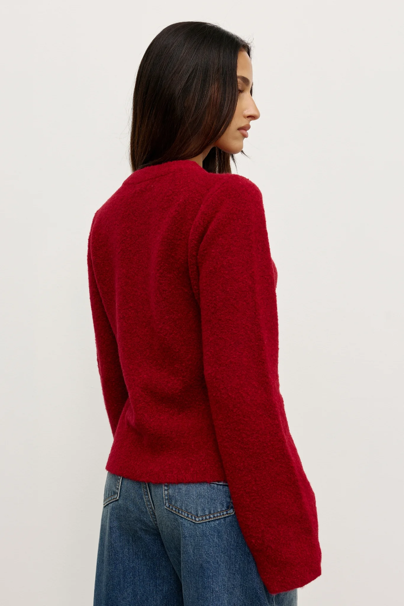 BEATRICE CARDIGAN - RED - Image 4