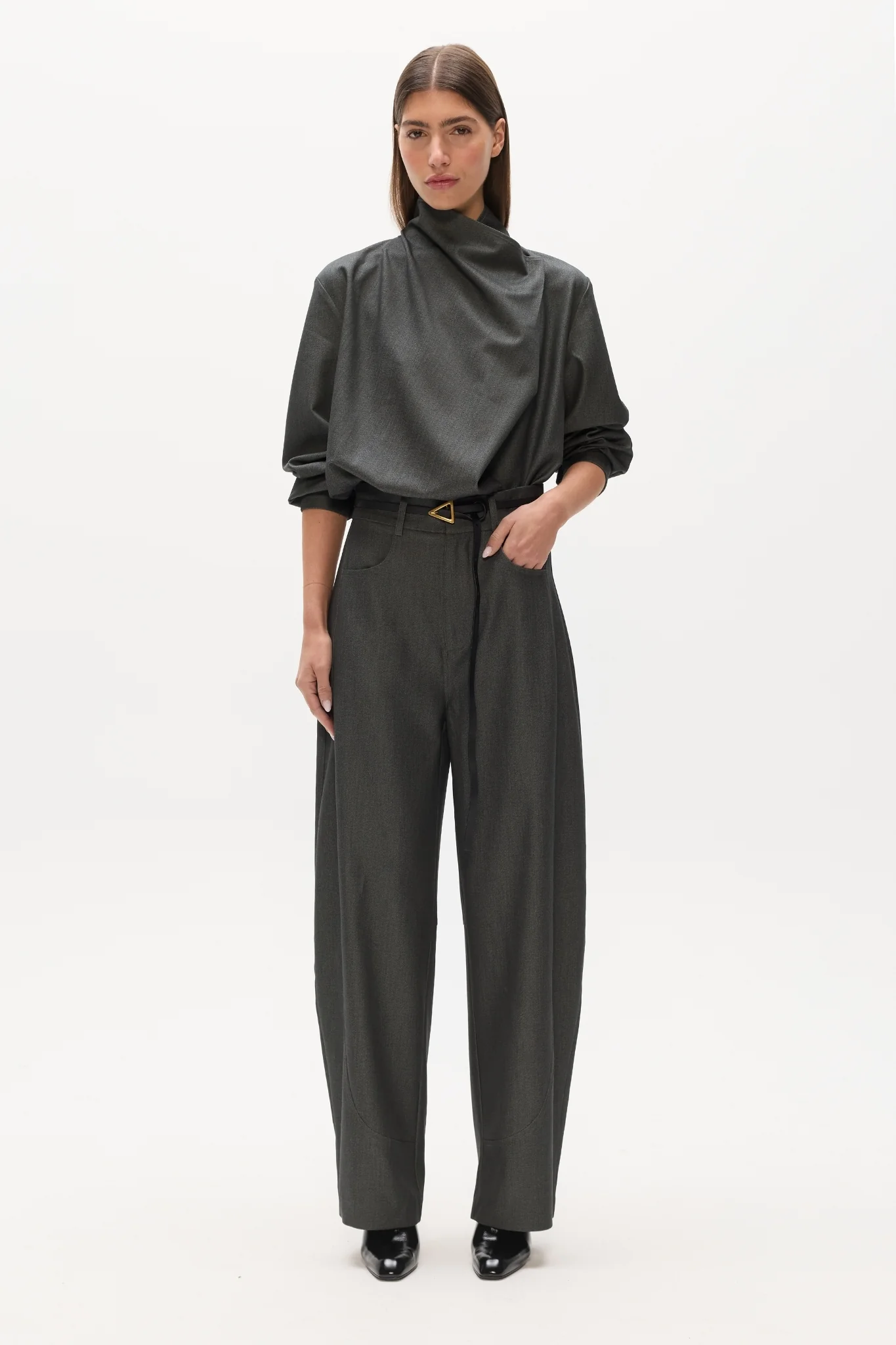 BLYTHE PANT - CHARCOAL - Image 4