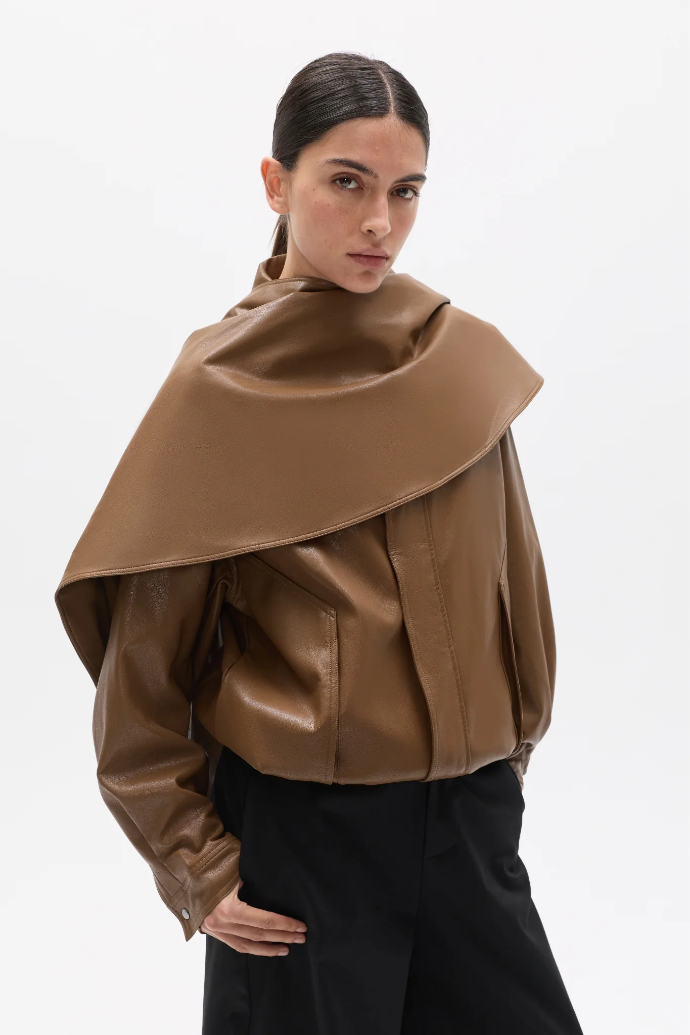 CAIRO BOMBER AND CAPE - TAN - Image 2