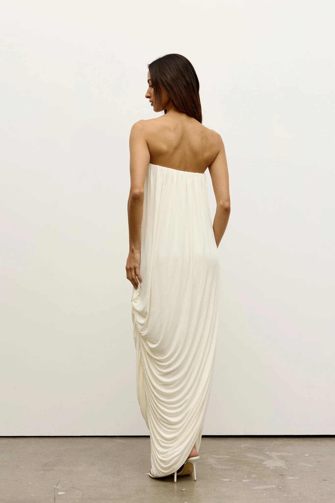 CALLISTA MAXI DRESS - IVORY - Image 3