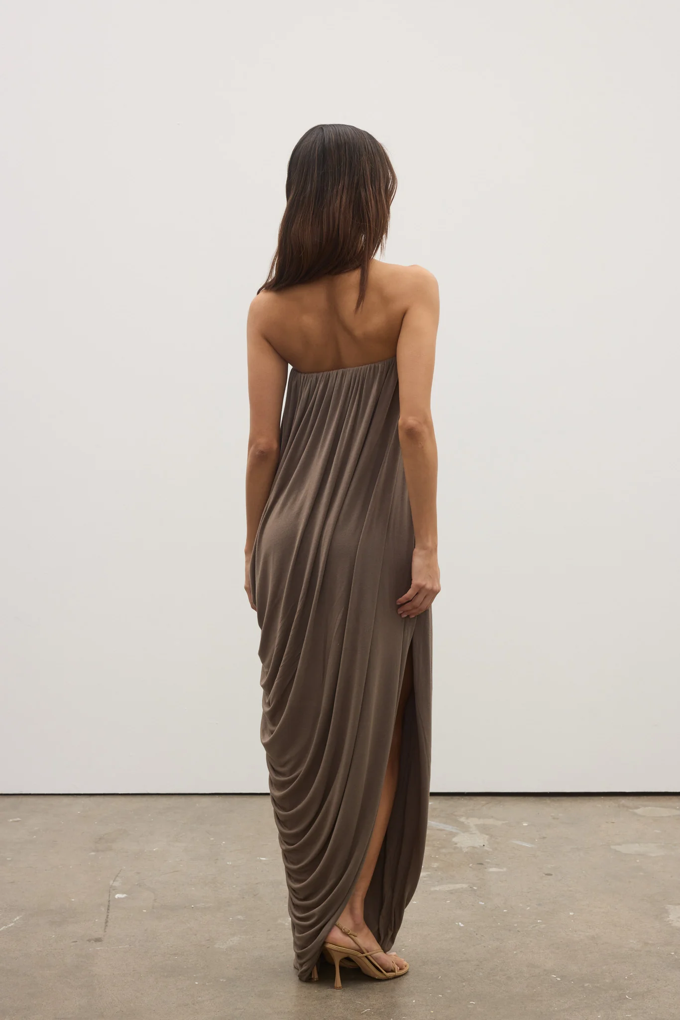 CALLISTA MAXI DRESS - MINK - Image 4