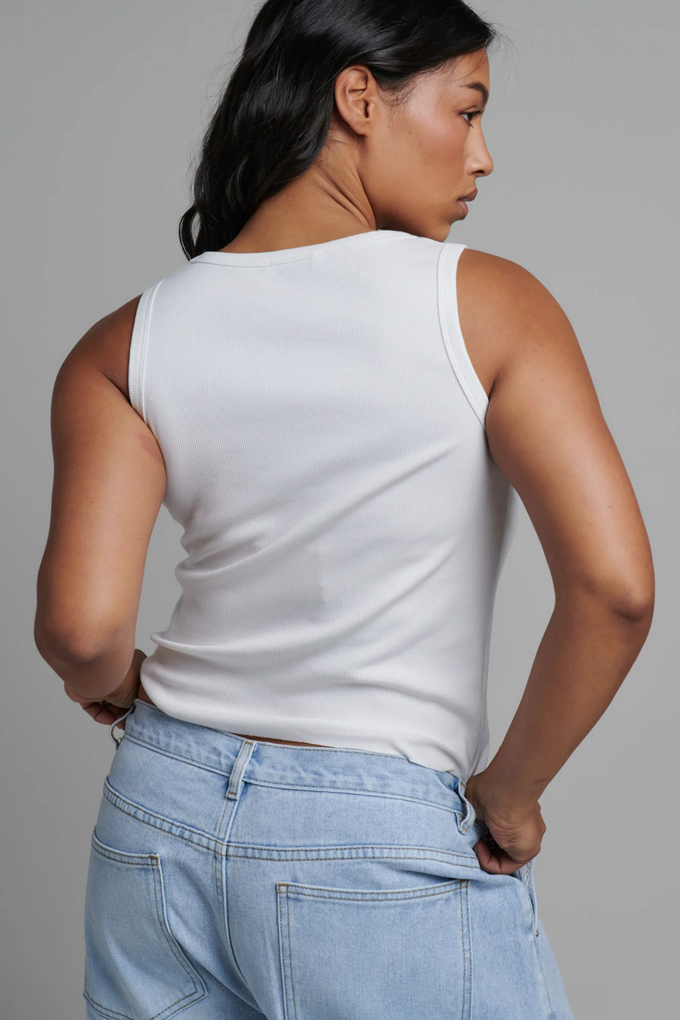 CASSIA TANK - WHITE - Image 7