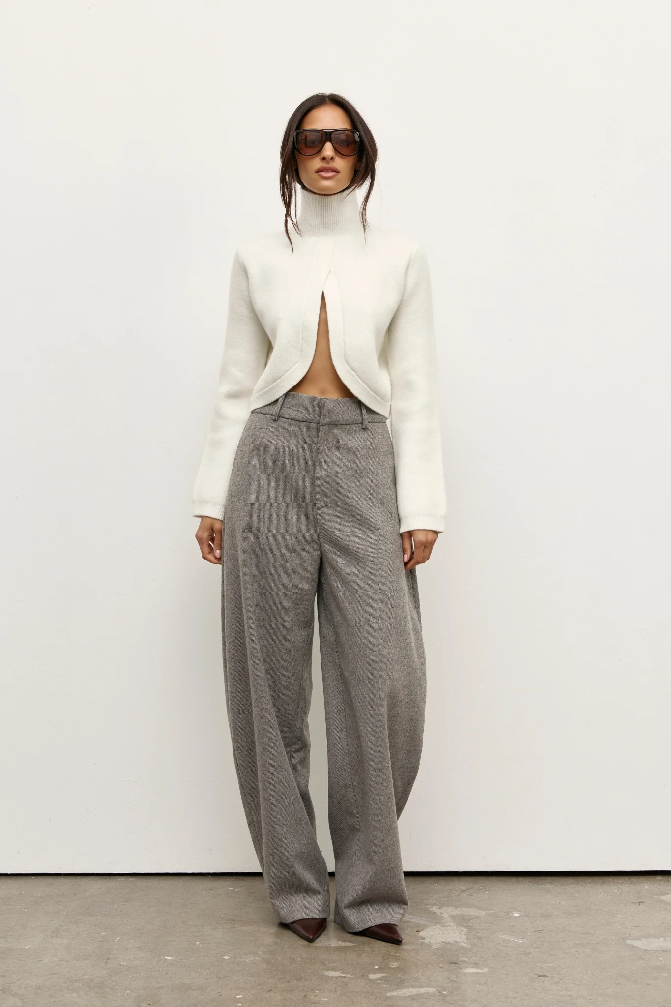 CLEMENT KNIT TOP - WHITE