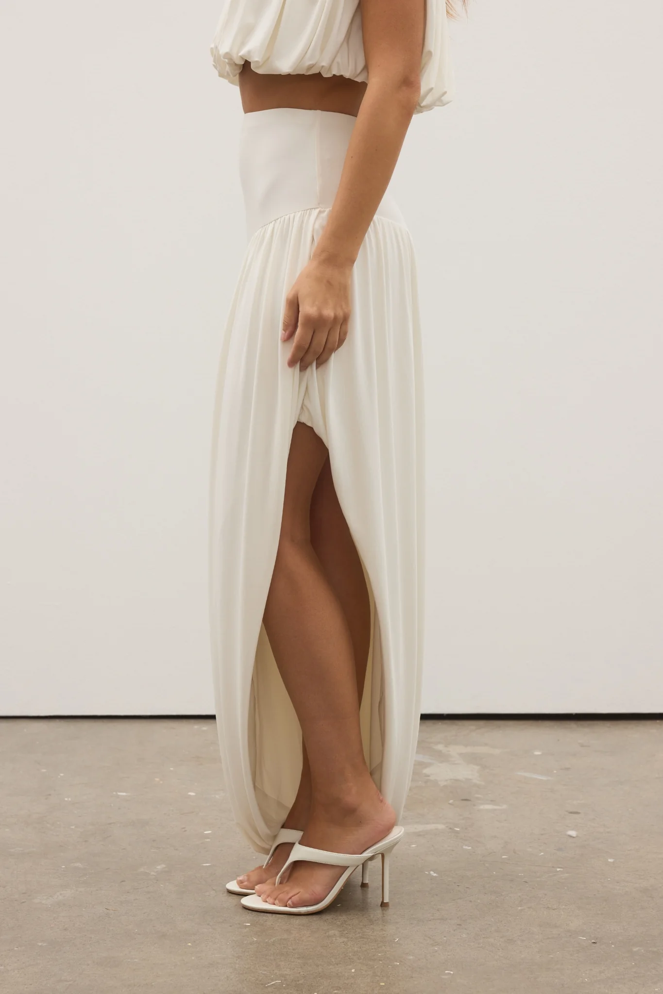 CONTESSA SKIRT - IVORY - Image 2