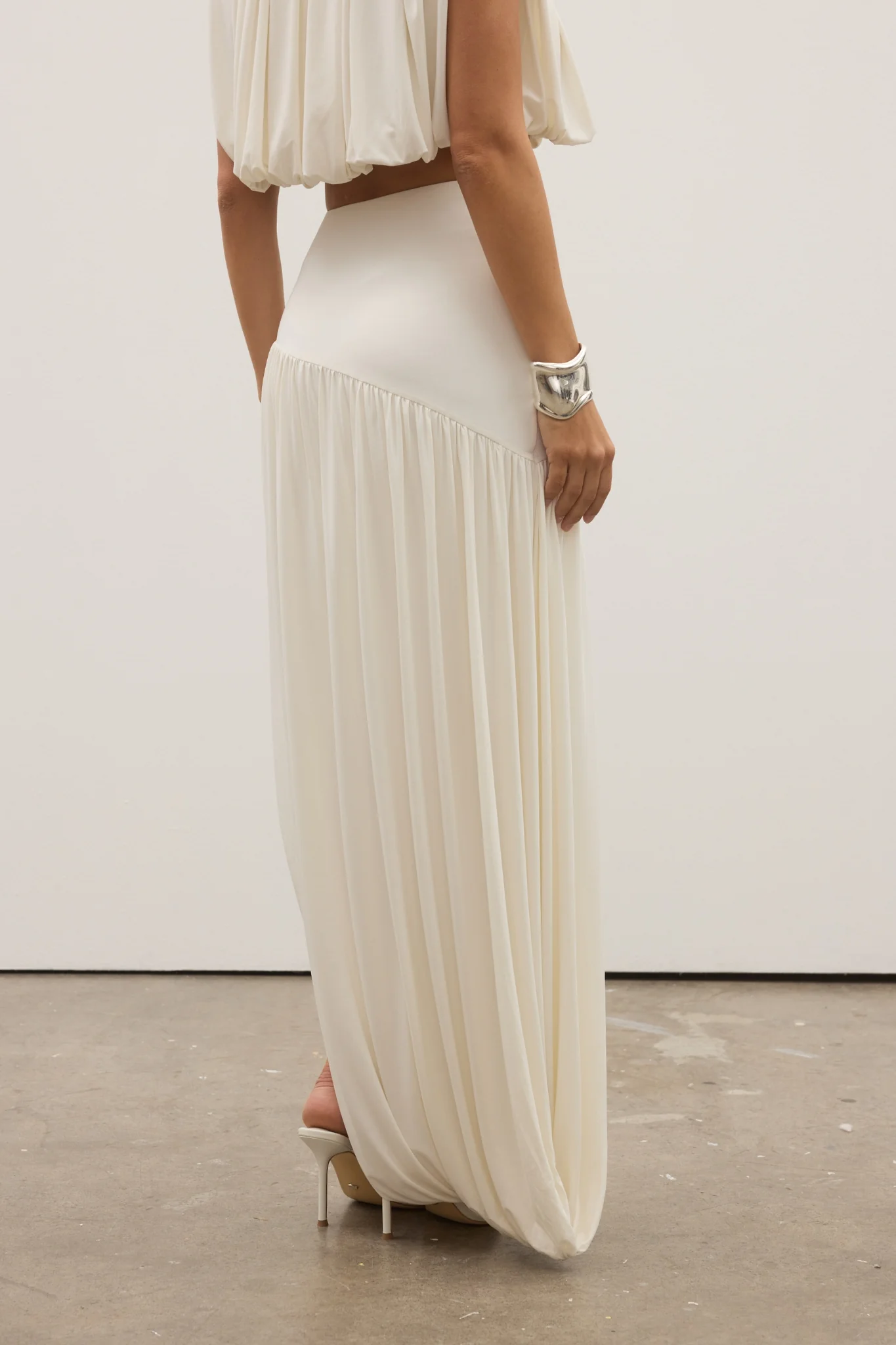 CONTESSA SKIRT - IVORY - Image 3
