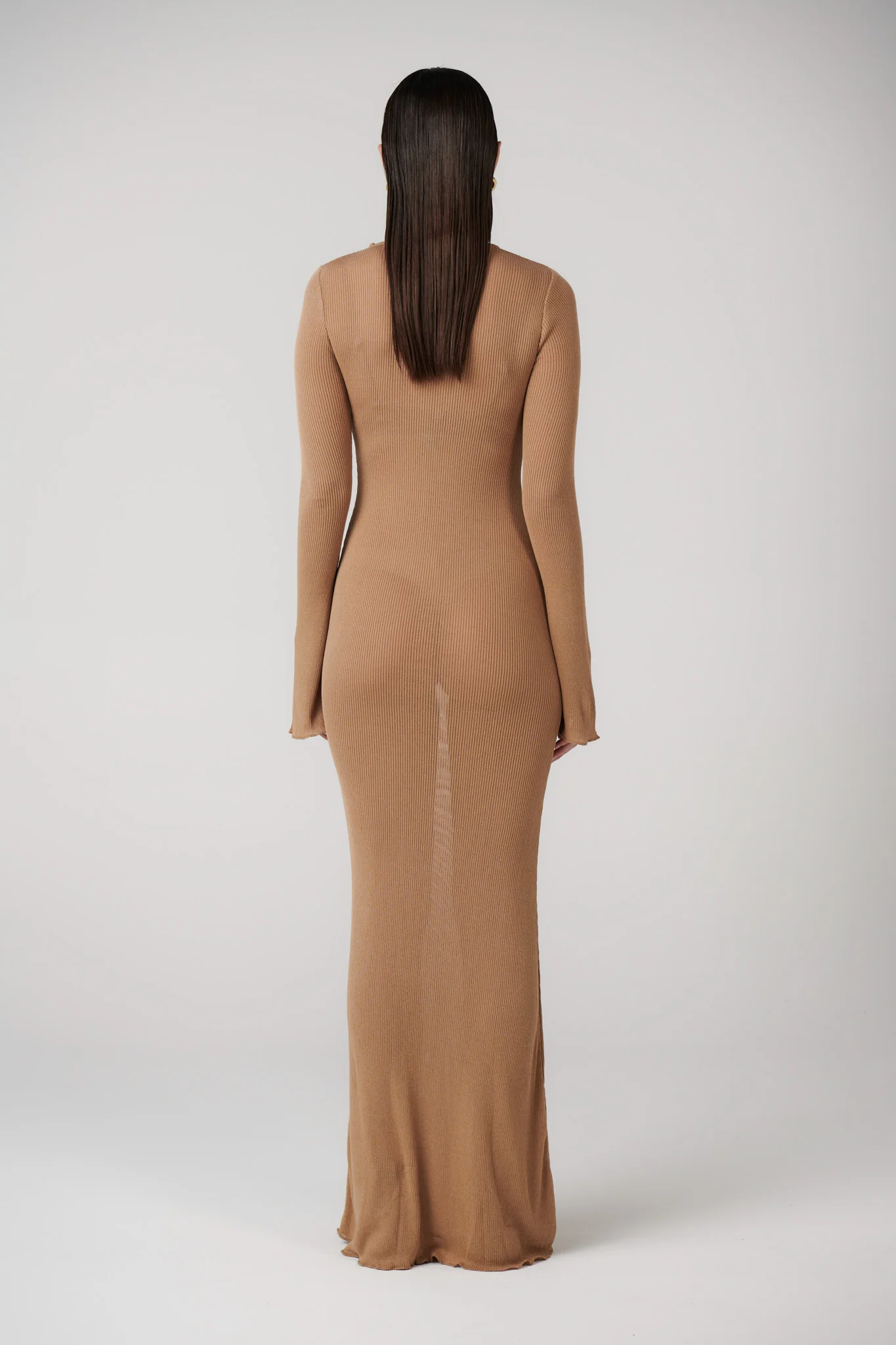 DANITA MAXI DRESS - LATTE - Image 3