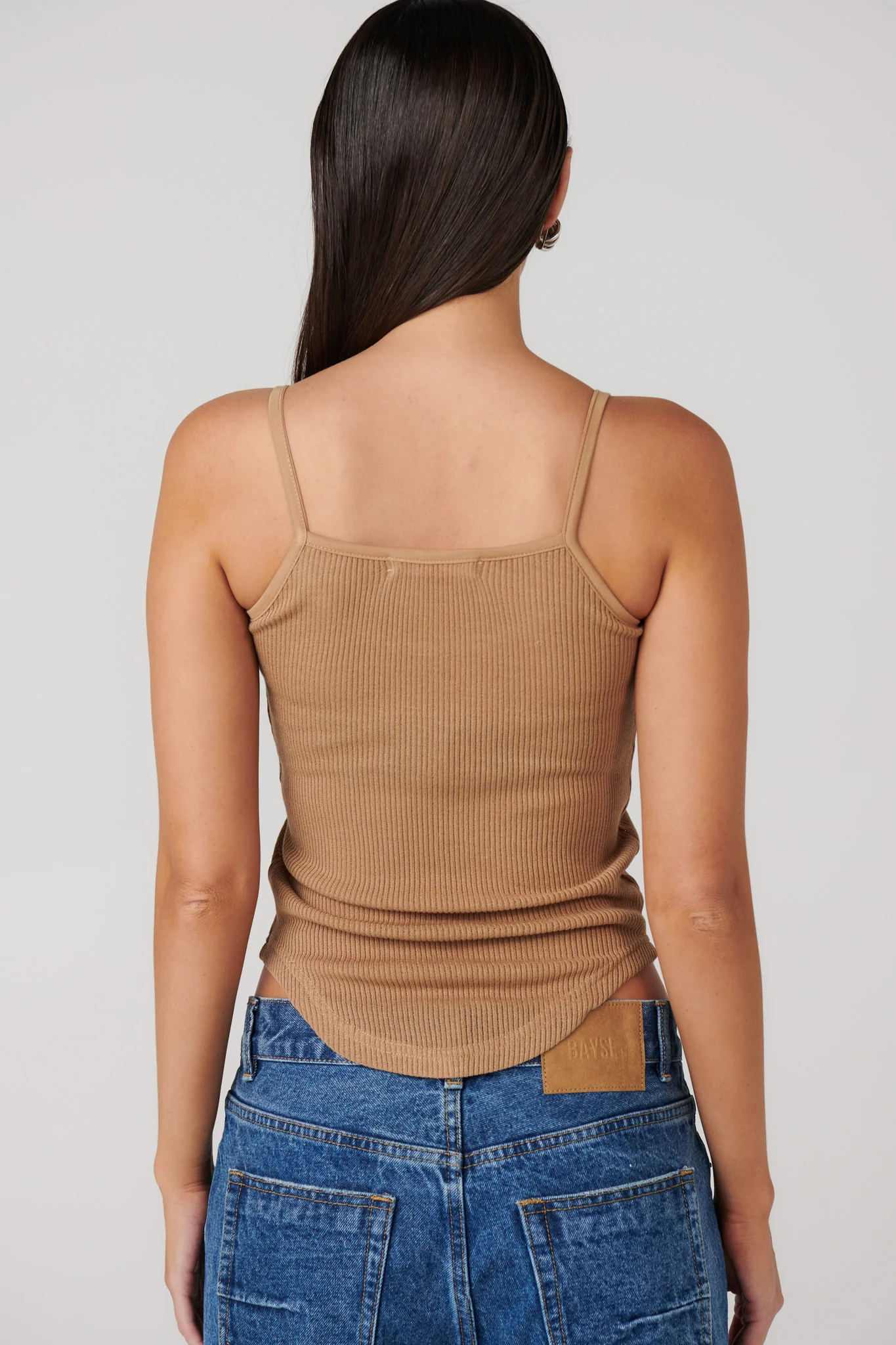 DATON SINGLET TOP - LATTE - Image 2