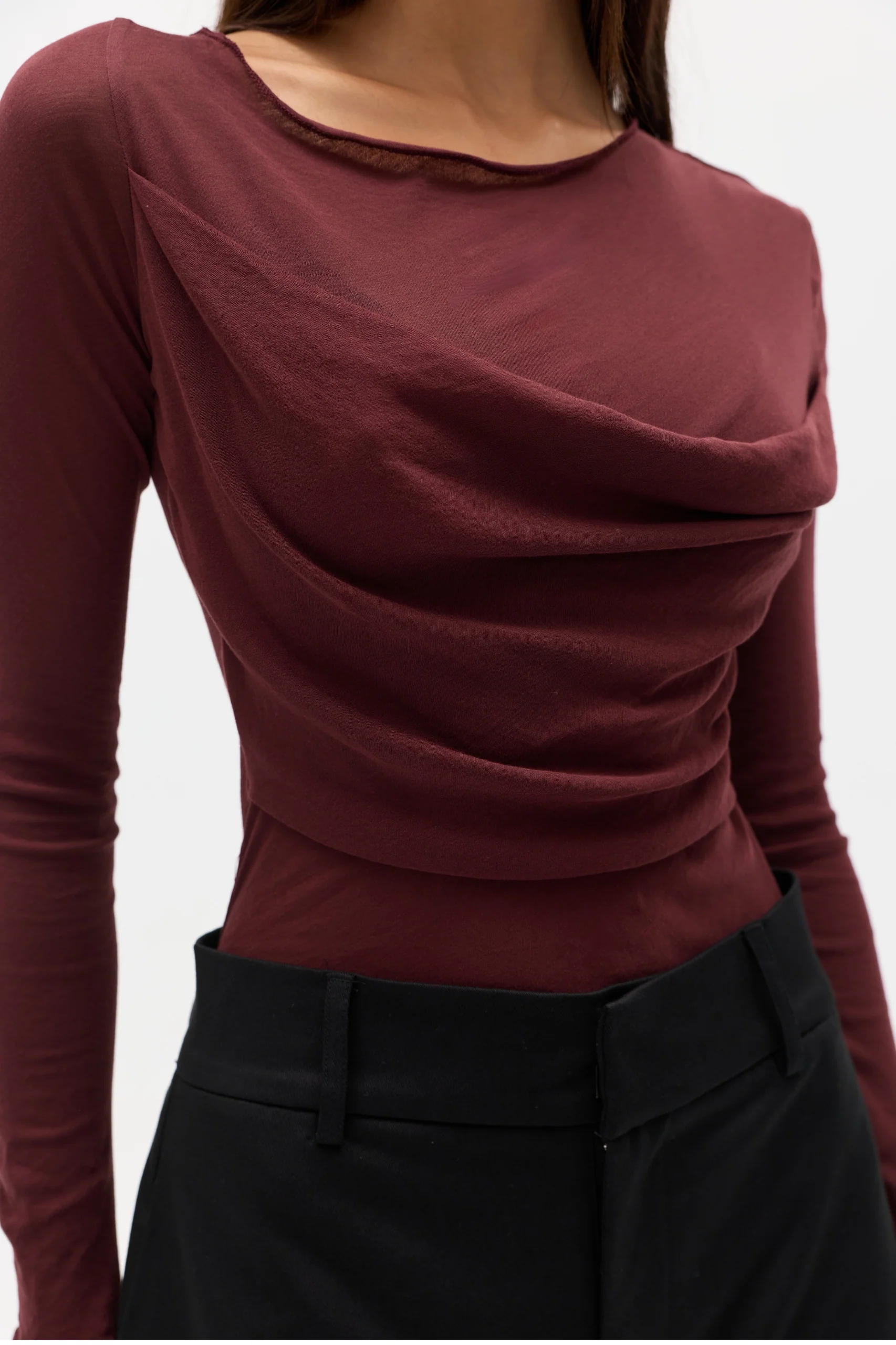 DELLA BODYSUIT - PLUM - Image 3