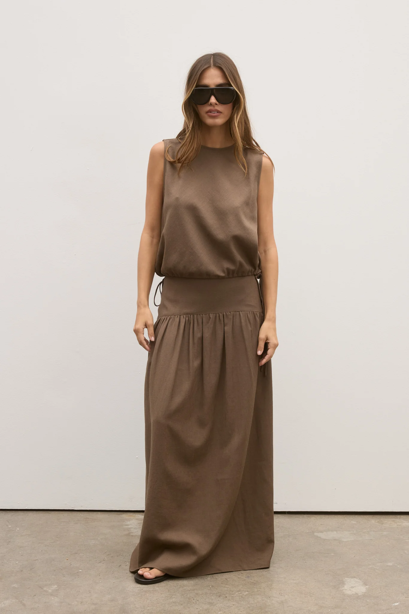 DELPHINE TOP - CHOCOLATE - Image 2