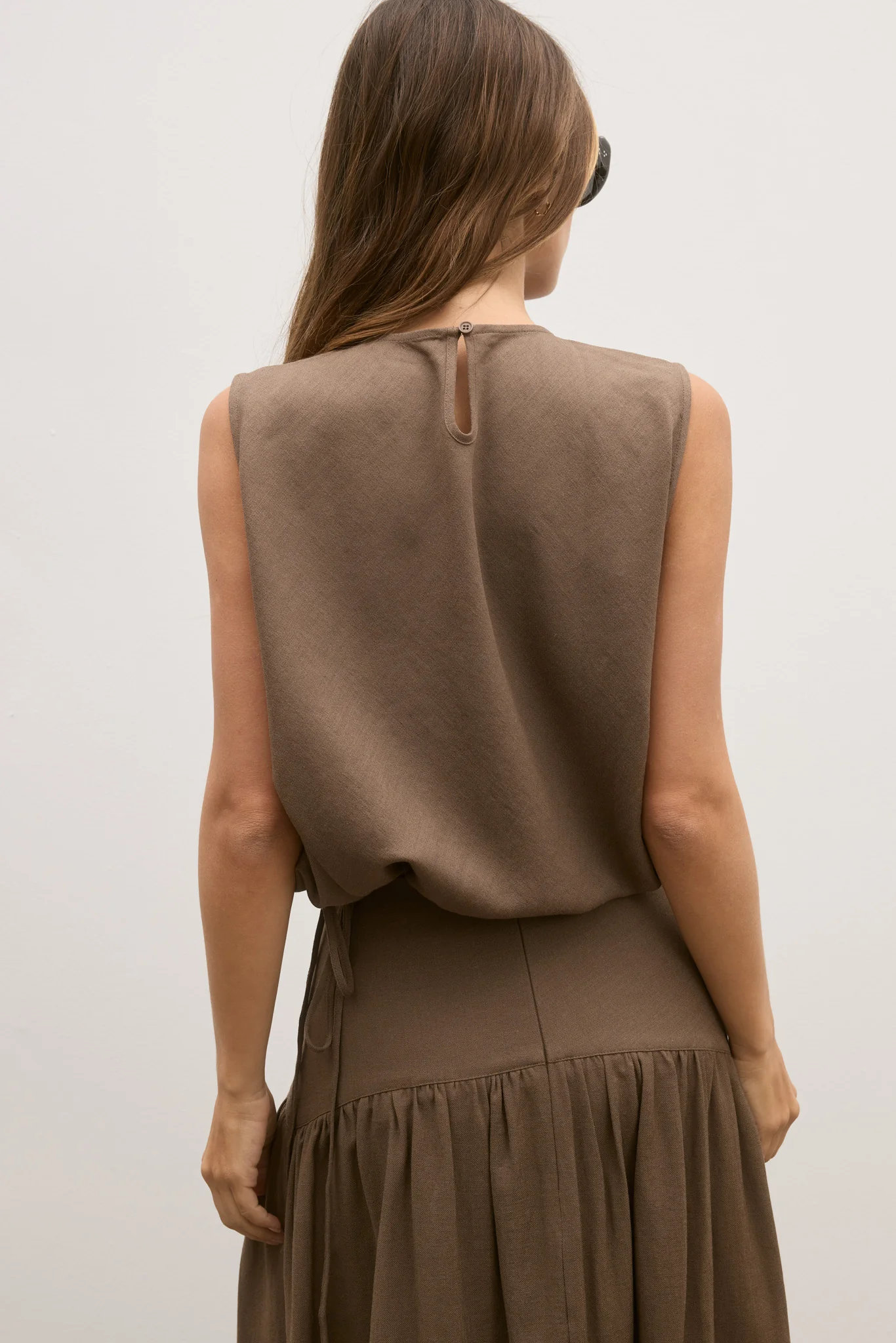 DELPHINE TOP - CHOCOLATE - Image 4