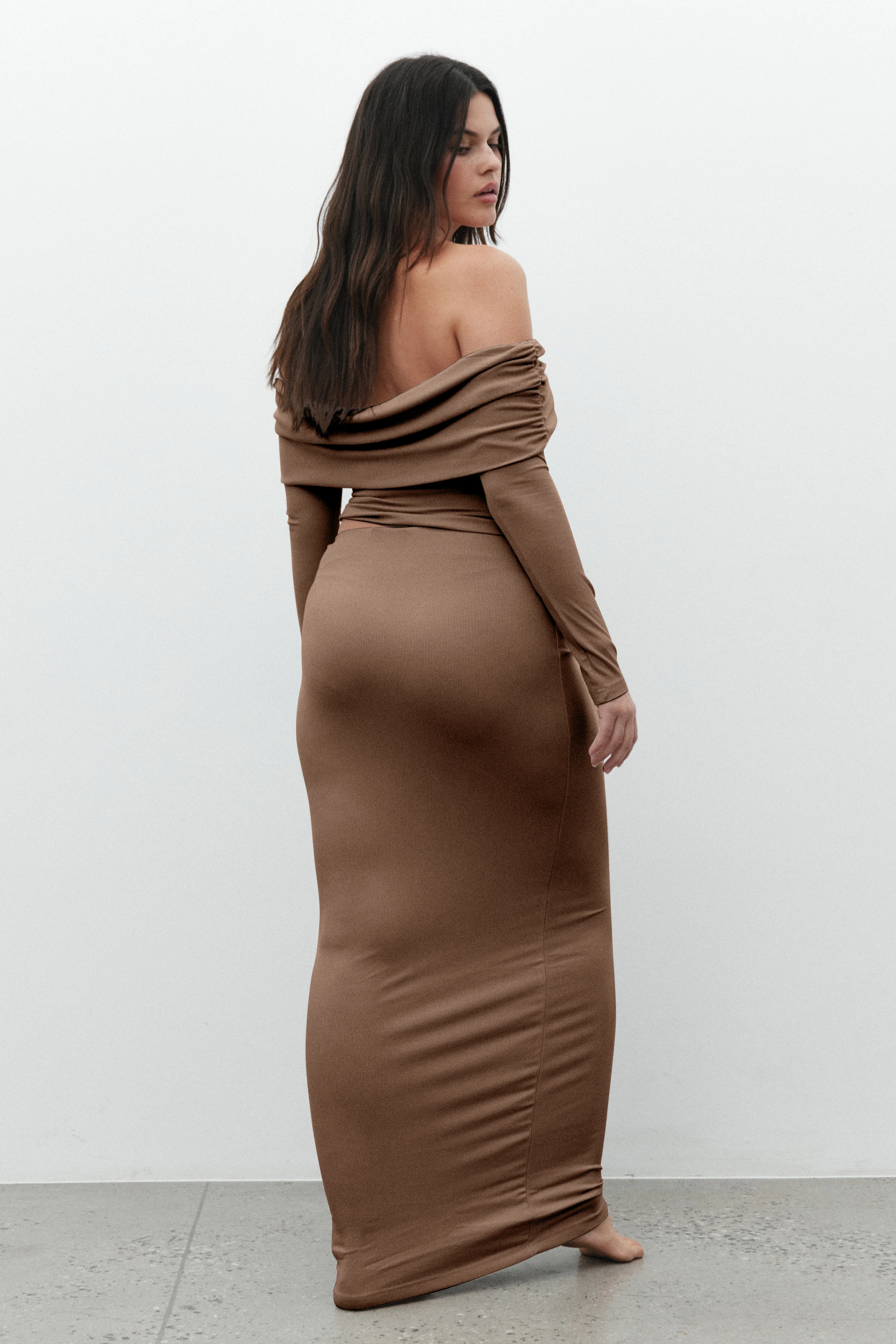 EDEN MAXI SKIRT - MACCHIATO - Image 4