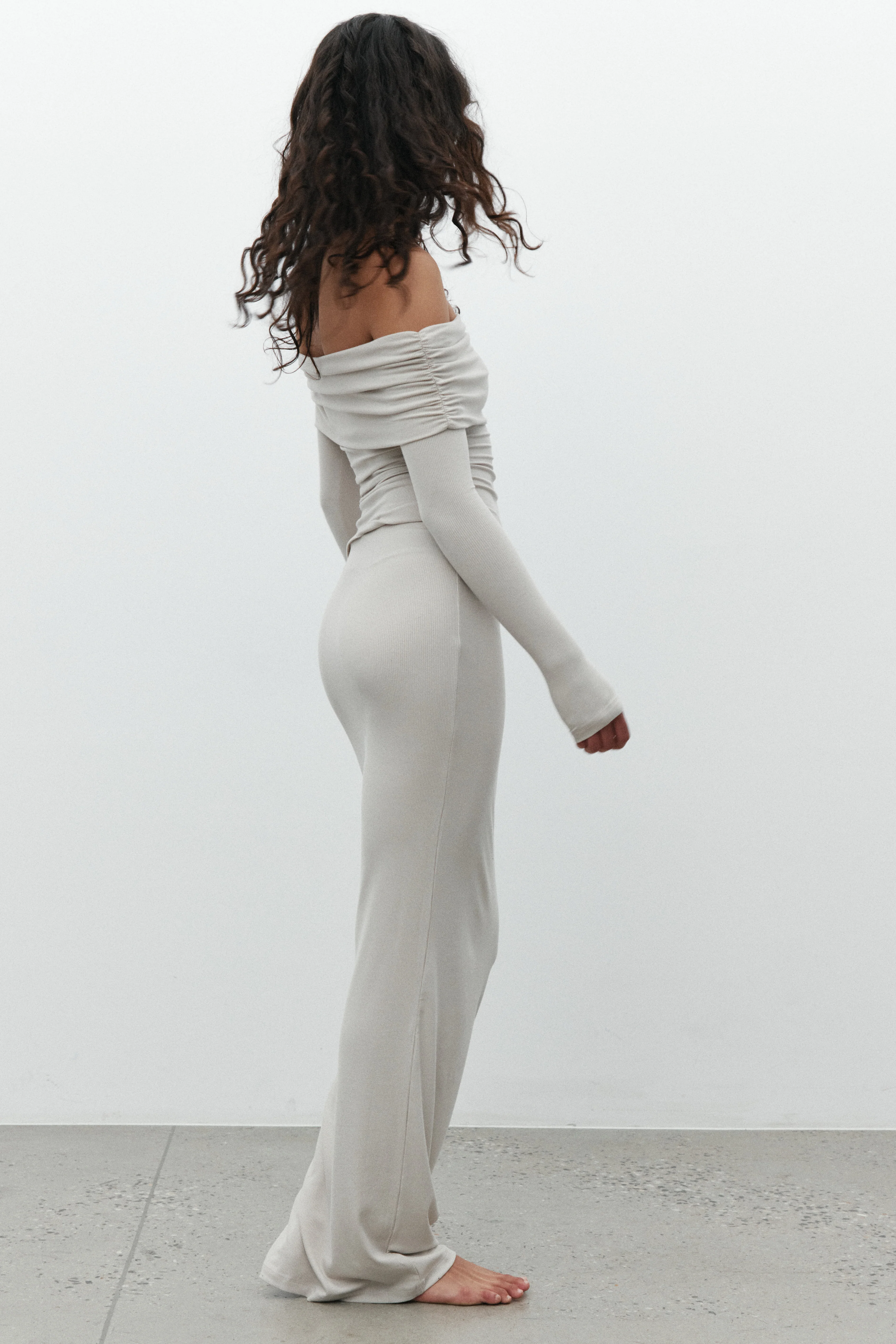 EDEN MAXI SKIRT - OATMEAL - Image 2