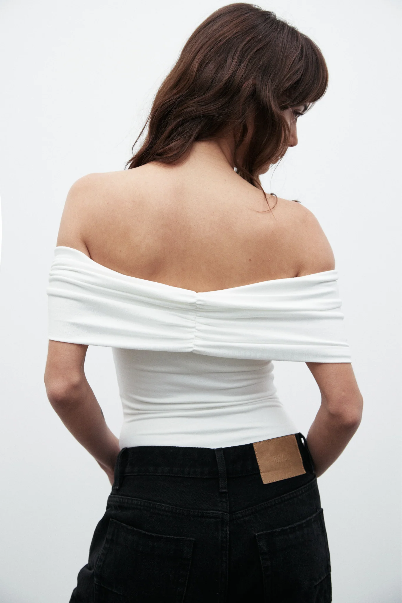 EISLEY SLEEVELESS BODYSUIT - WHITE - Image 3