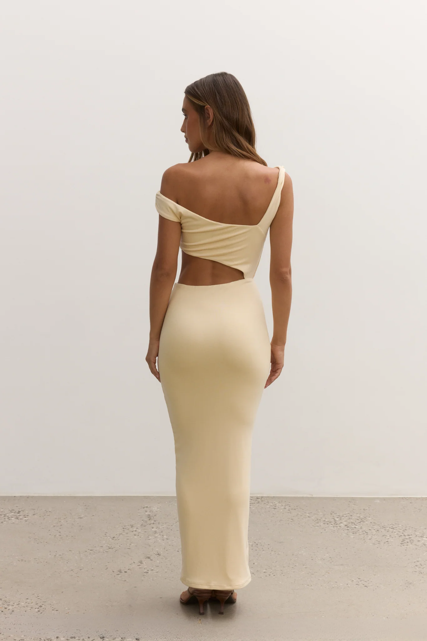 ELARA MIDI DRESS - LEMON - Image 4