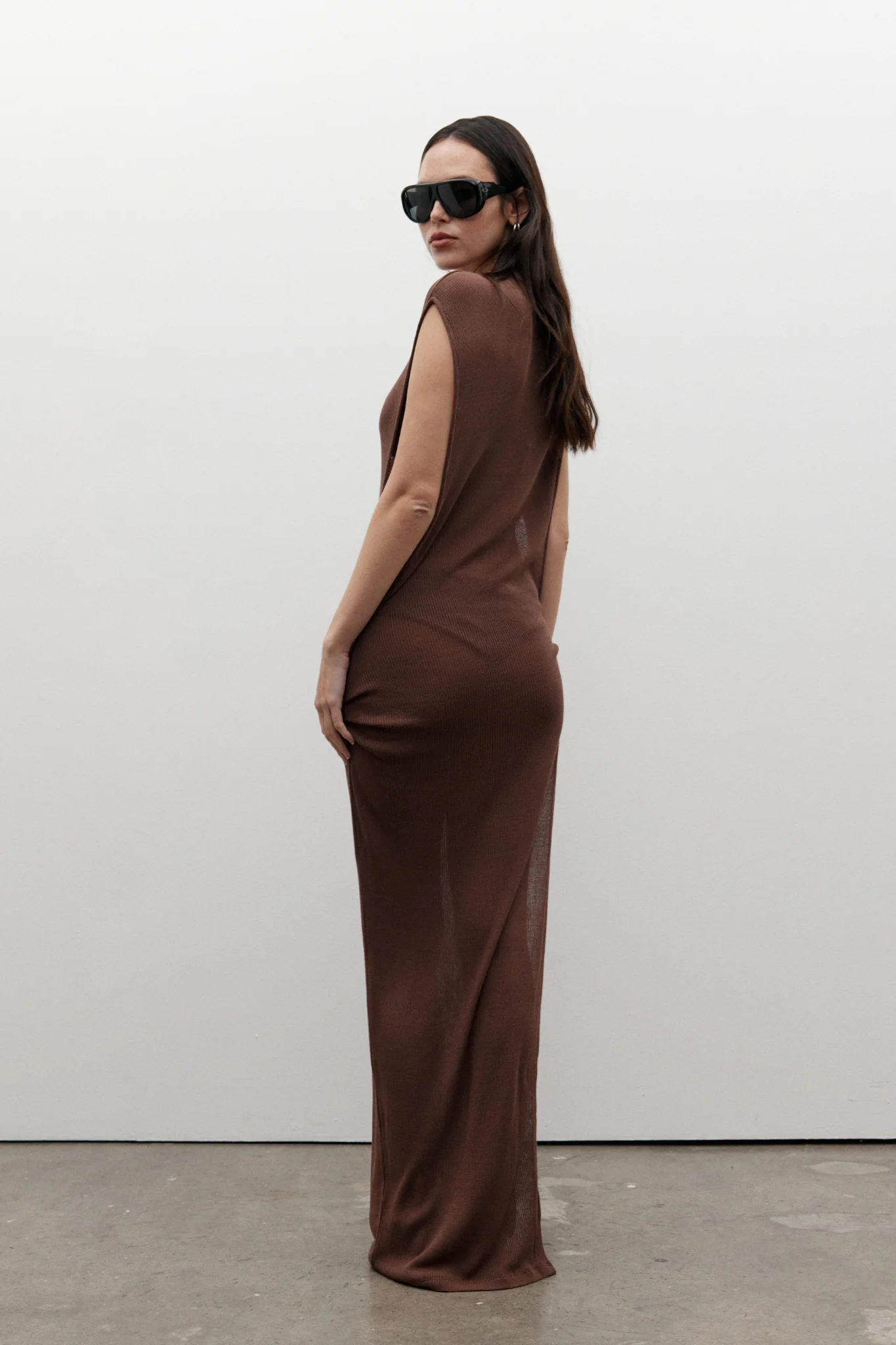 ELEANOR DRESS - BARK - Image 2