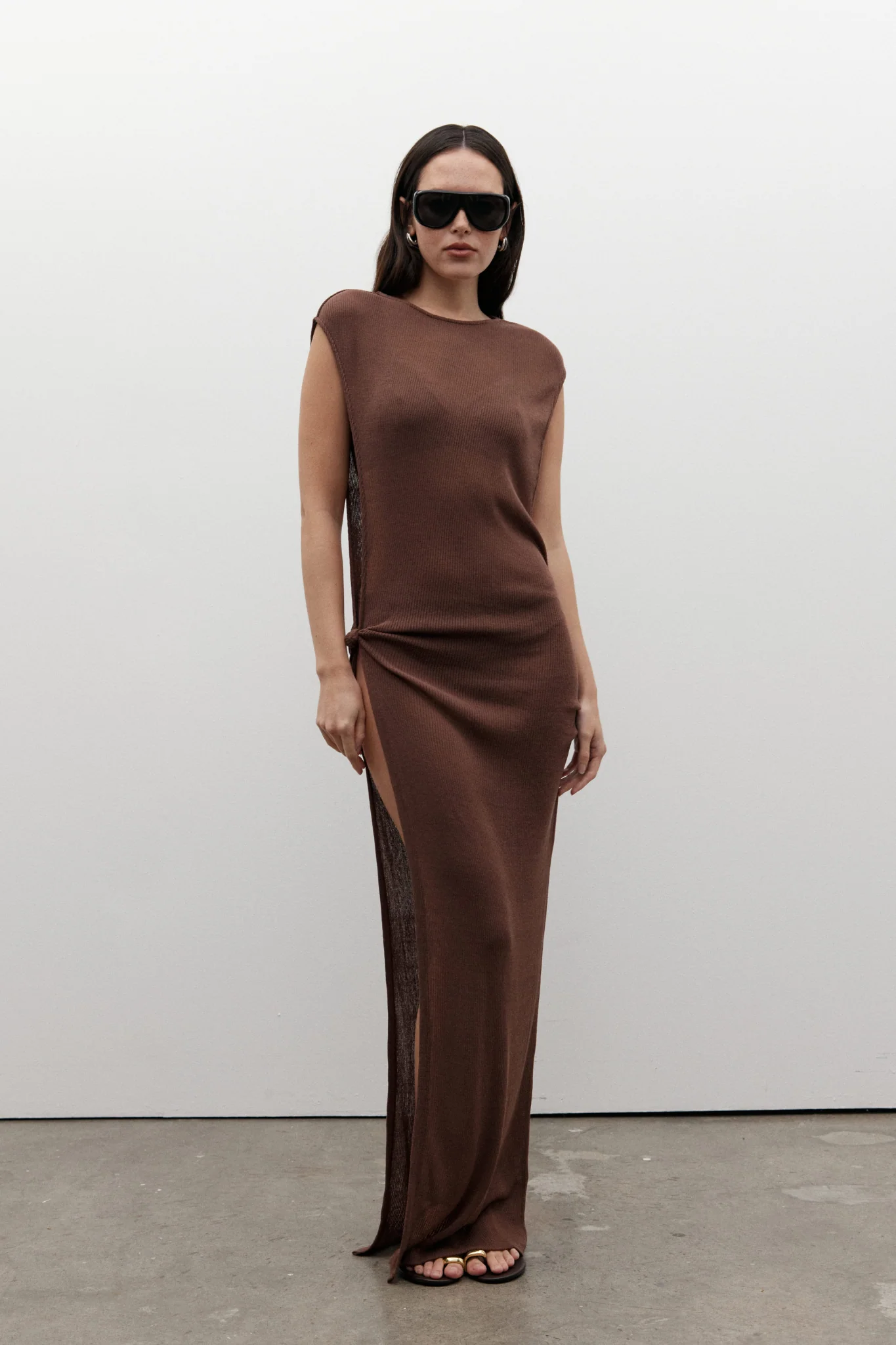 ELEANOR DRESS - BARK - Image 4