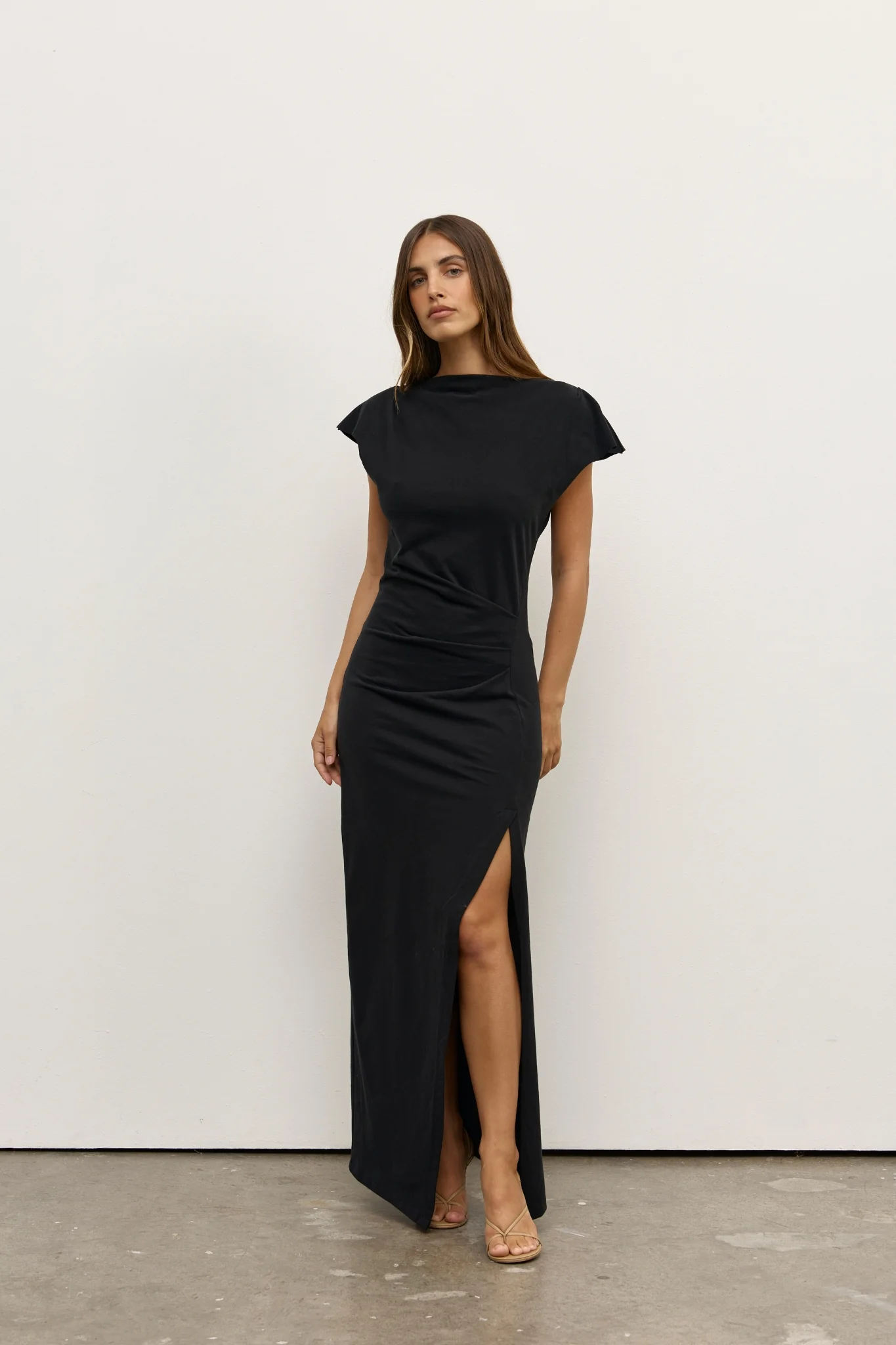 ELIANA MAXI DRESS - BLACK