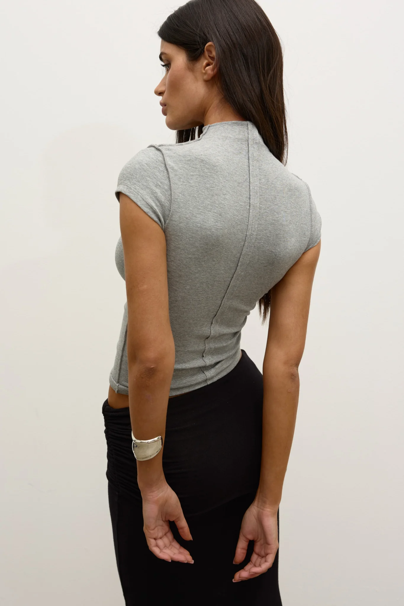 ELIO T-SHIRT - GREY MARLE - Image 4