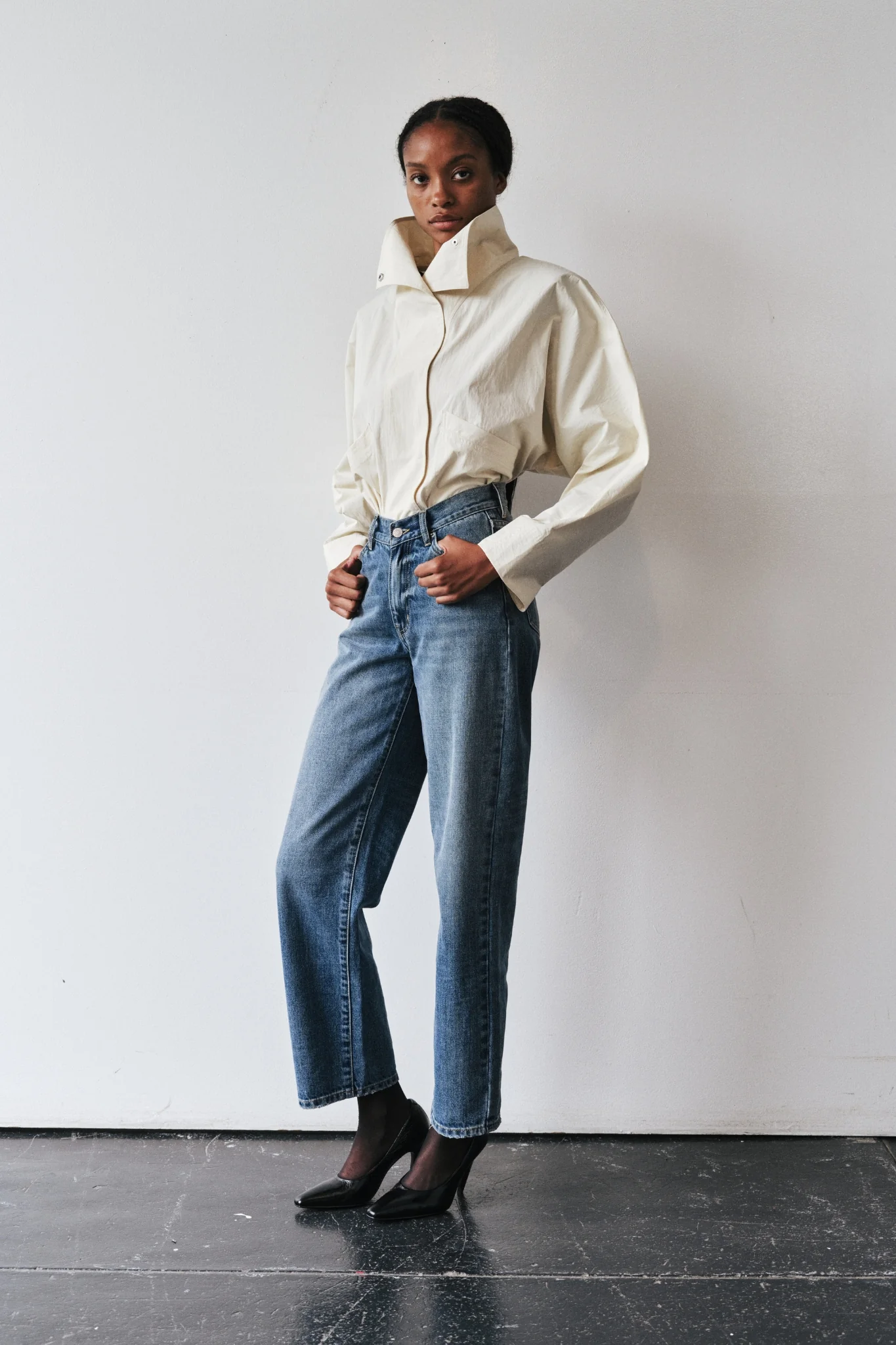 ELIZA BOMBER - IVORY - Image 2