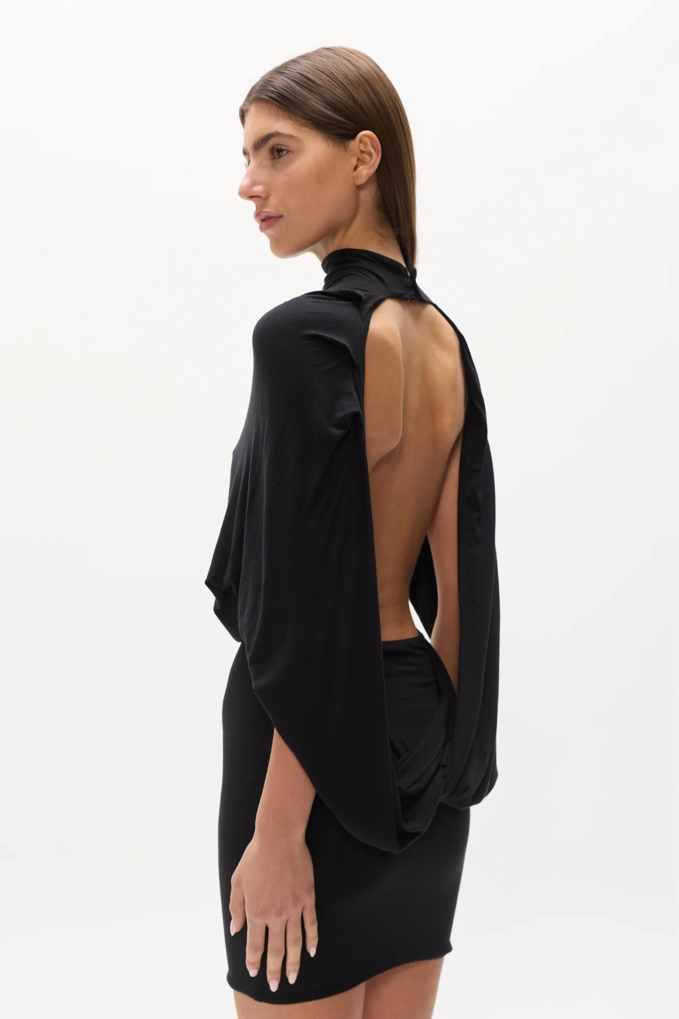 ELYSIA MINI DRESS - SHADOW - Image 3