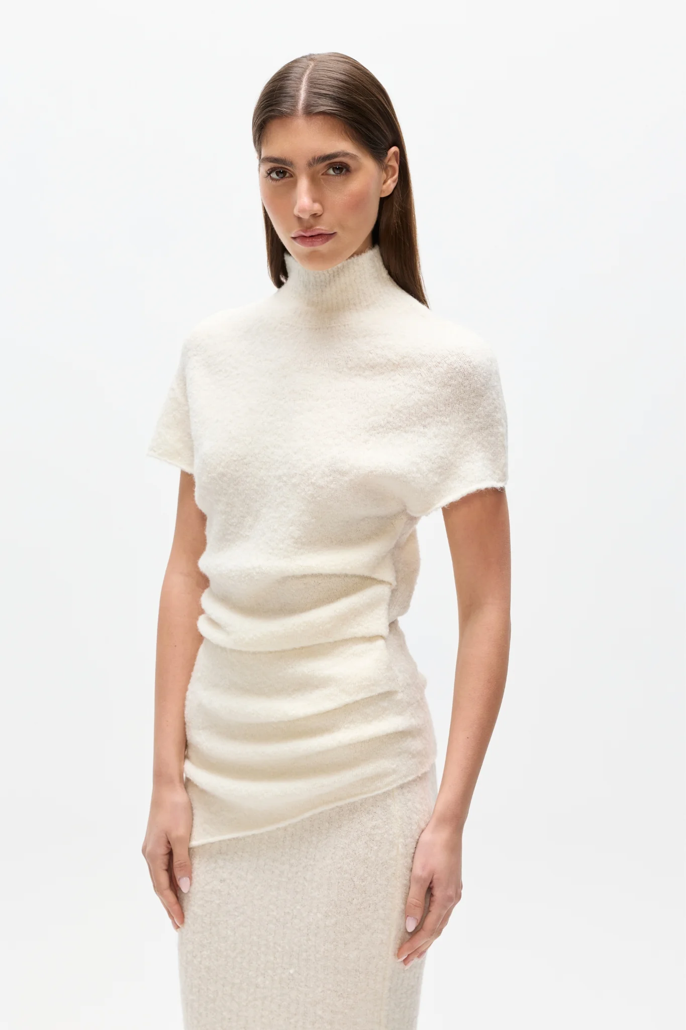 EVREN KNIT TOP - WHITE - Image 3