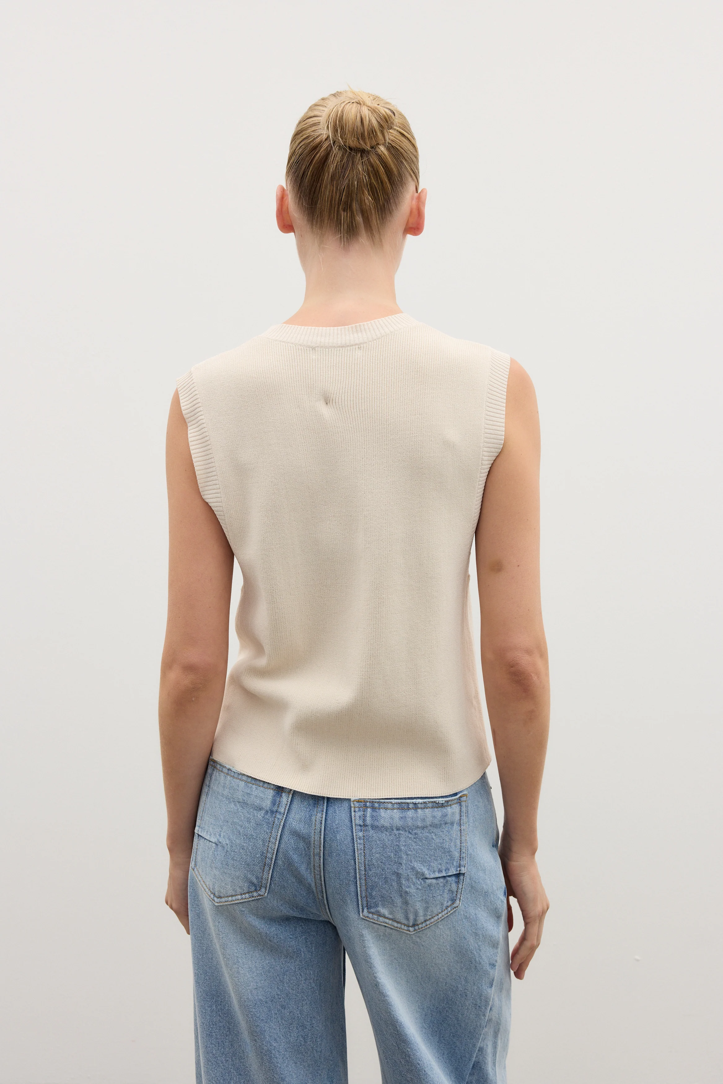FREYA VEST - IVORY - Image 4