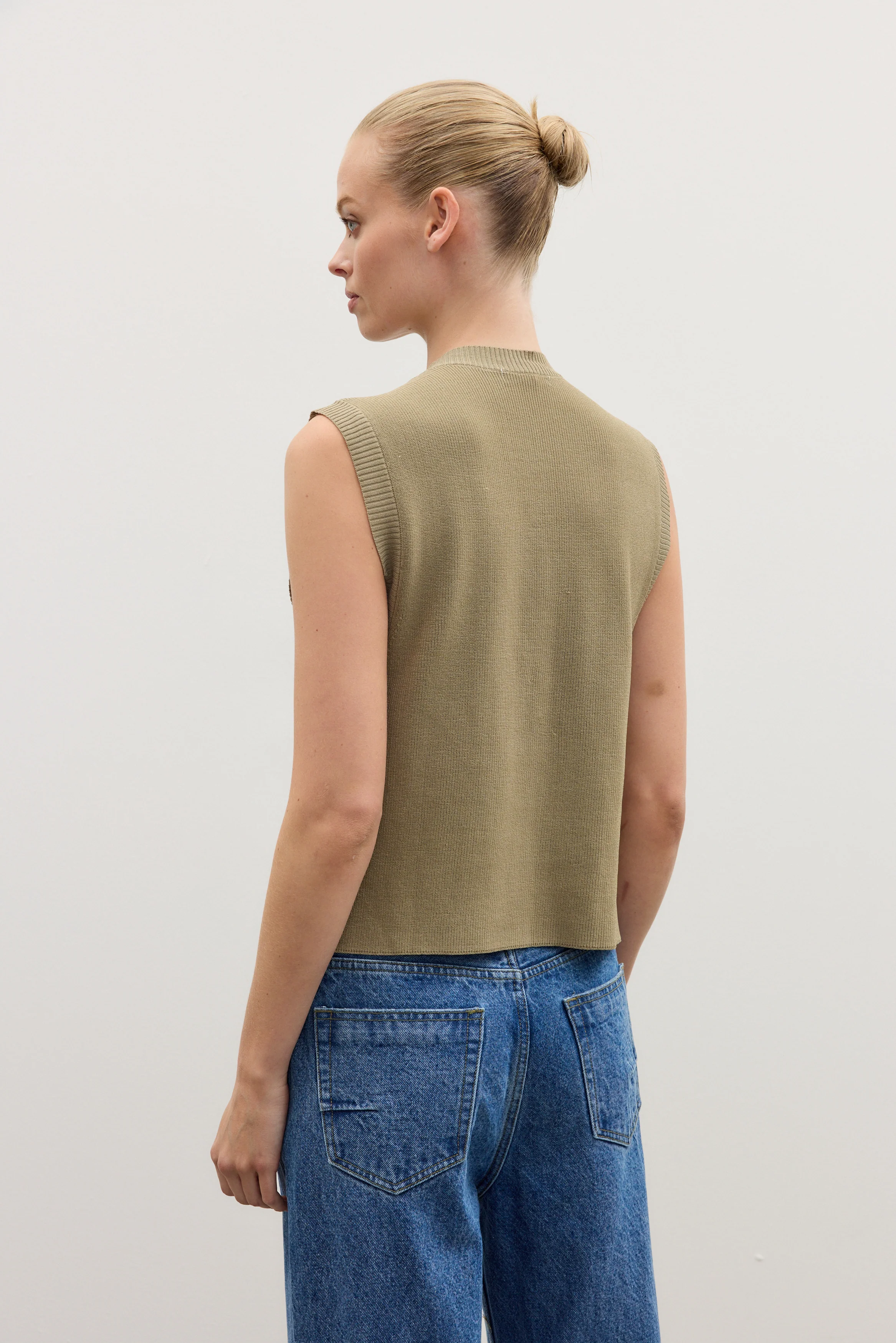 FREYA VEST - KHAKI - Image 3