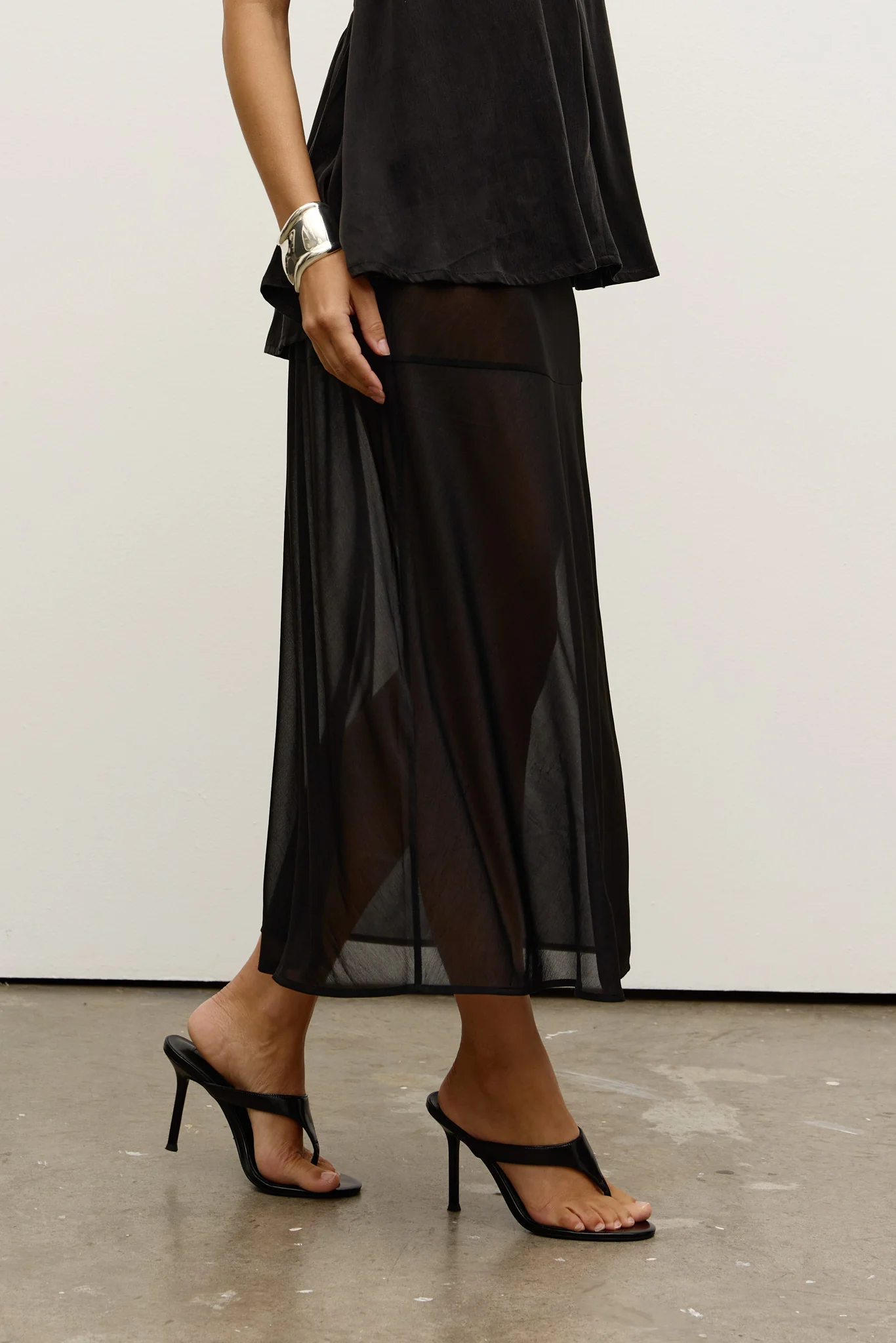 GEORGIE SKIRT - BLACK - Image 3