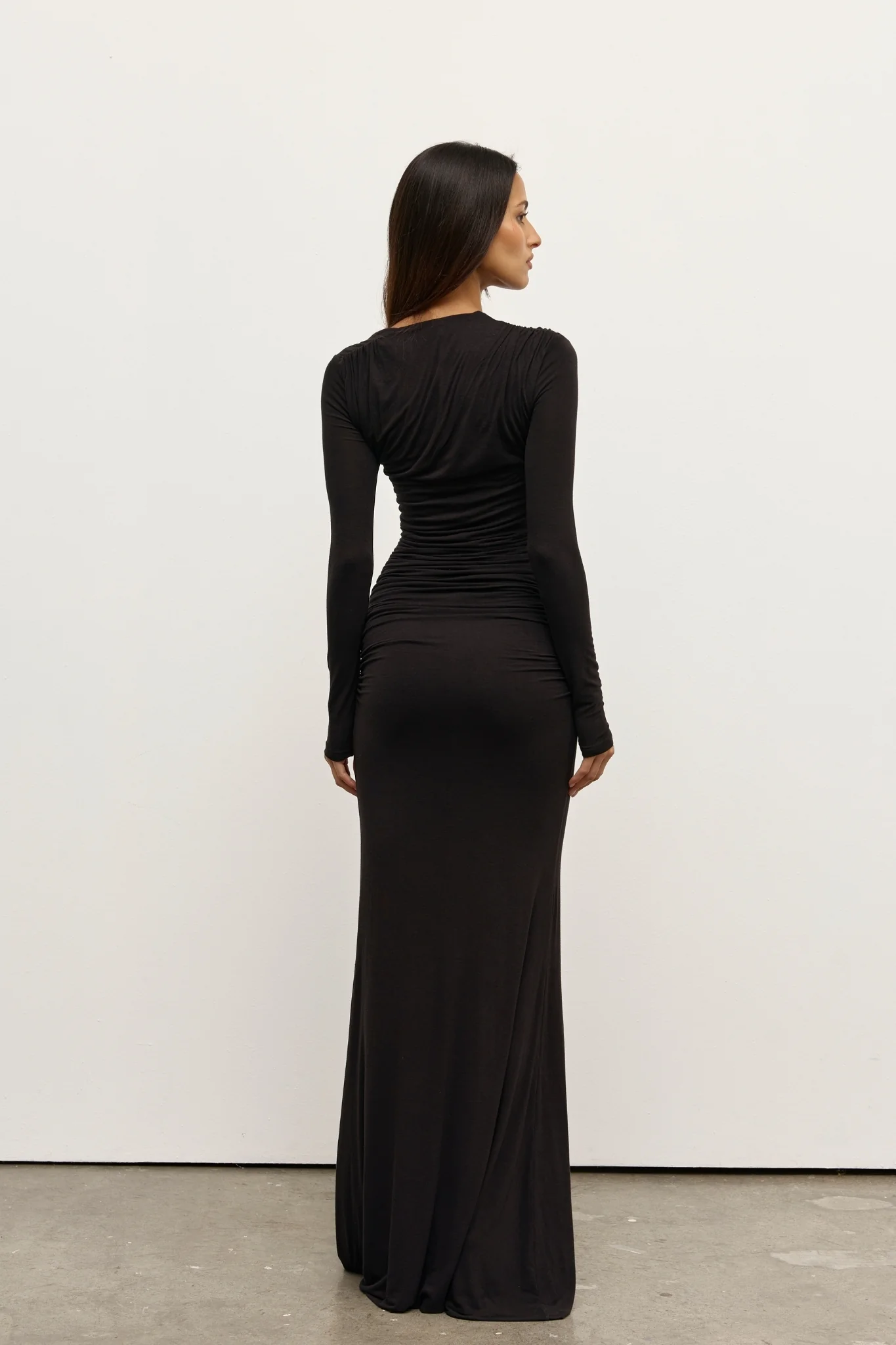 INAYA MAXI DRESS - SHADOW - Image 2