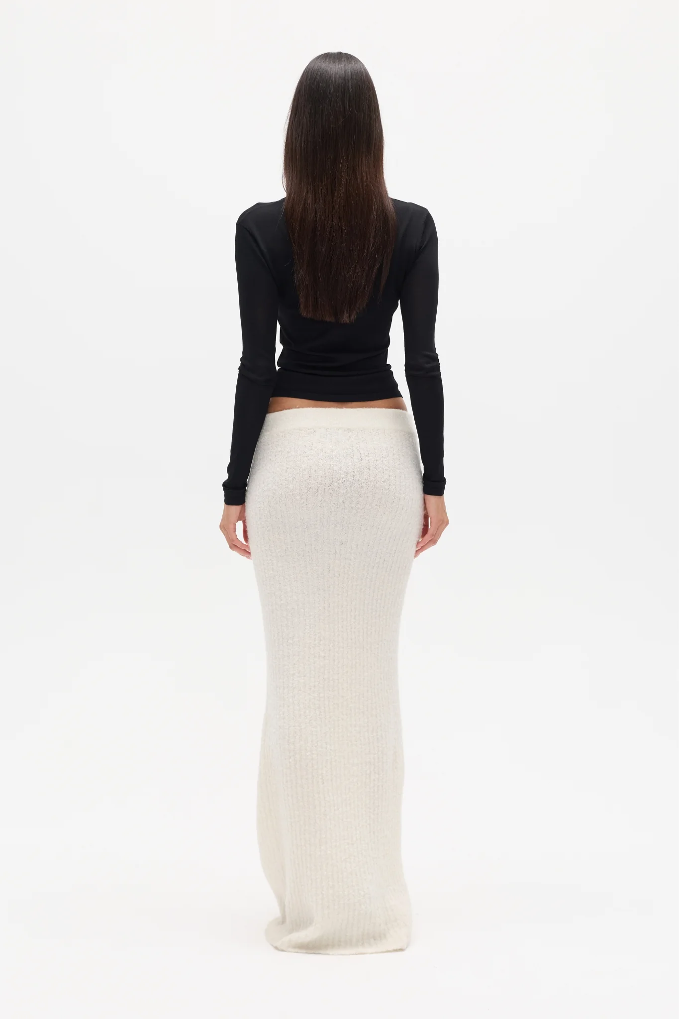 IVER KNIT SKIRT - WHITE - Image 4