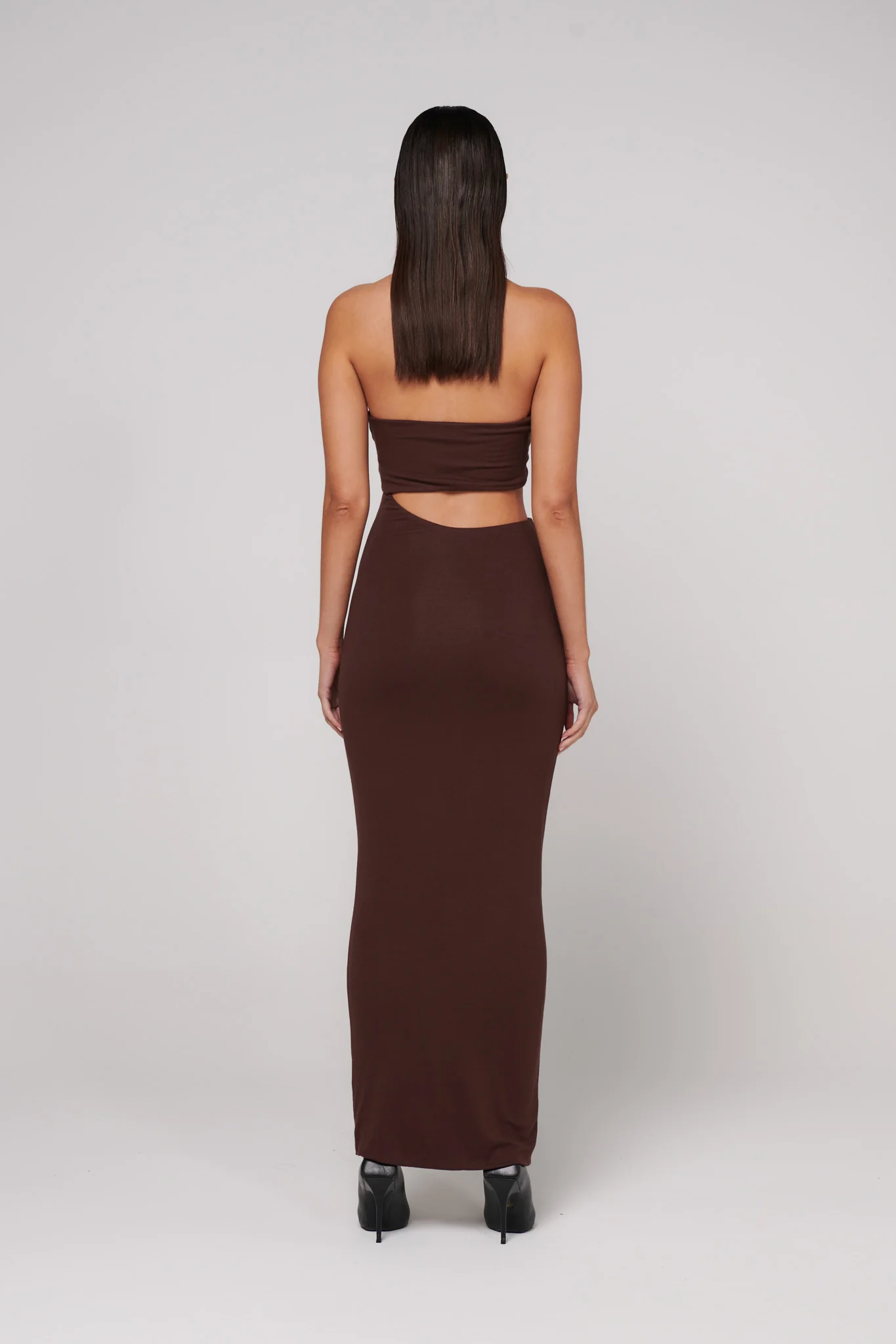 IZARA SHAYE MIDI - CHOCOLATE - Image 3
