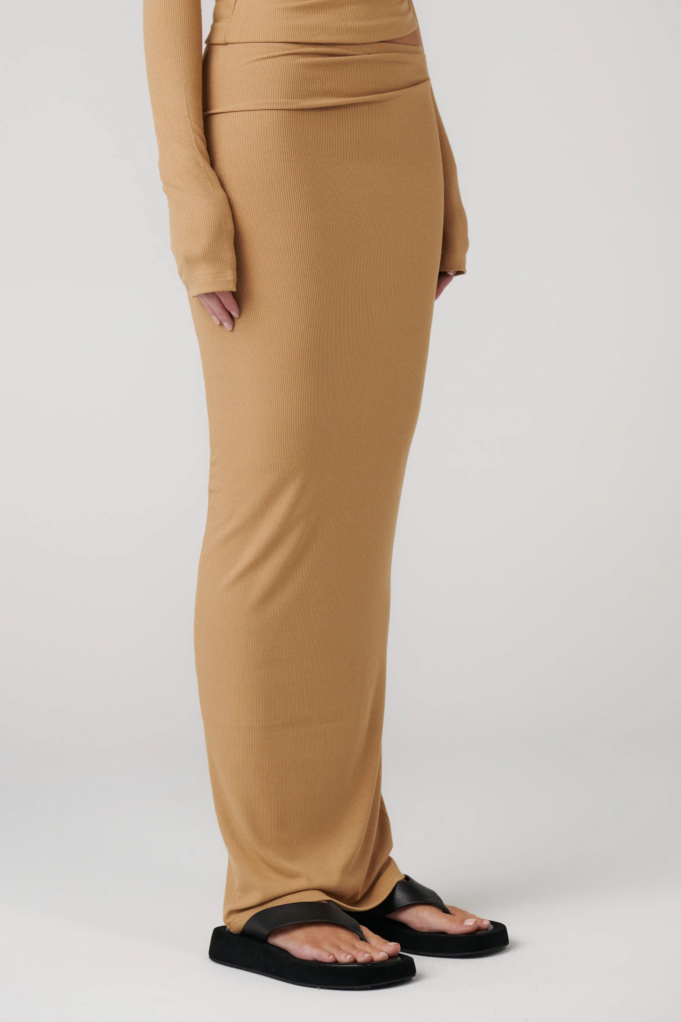 IZZIE MAXI SKIRT - SEPIA - Image 6