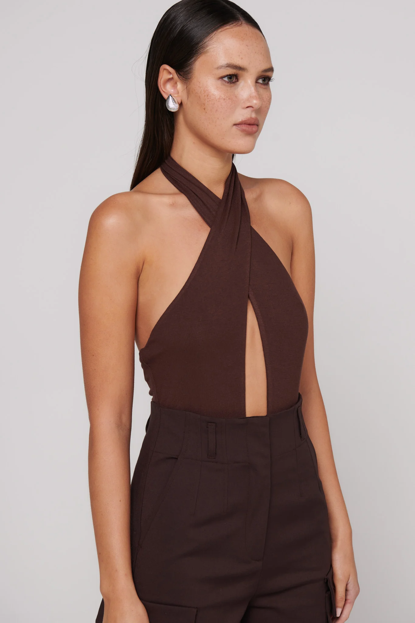 JAYLIN BODYSUIT - CHOCOLATE - Image 4