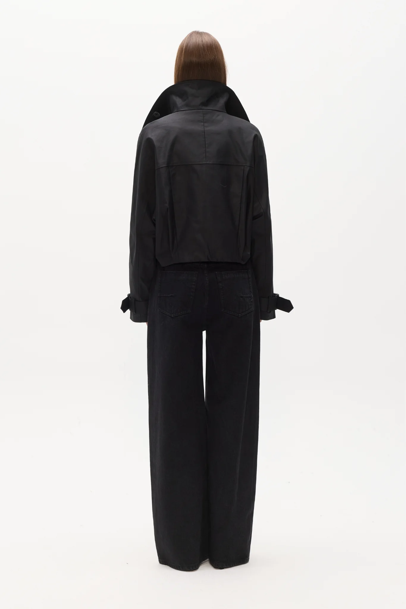 KOA CROPPED COAT - BLACK - Image 4