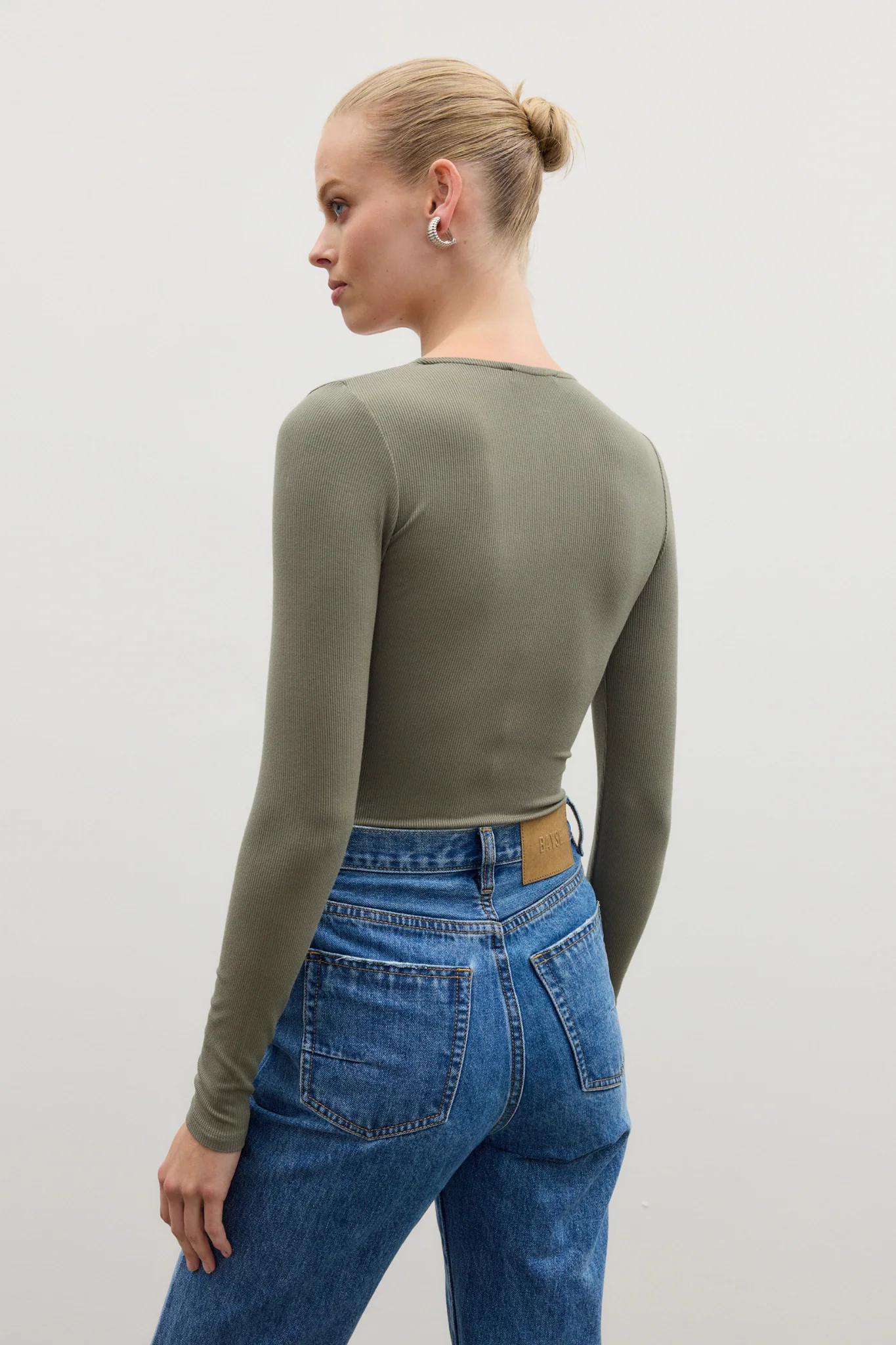 LARA BODYSUIT - KHAKI - Image 4