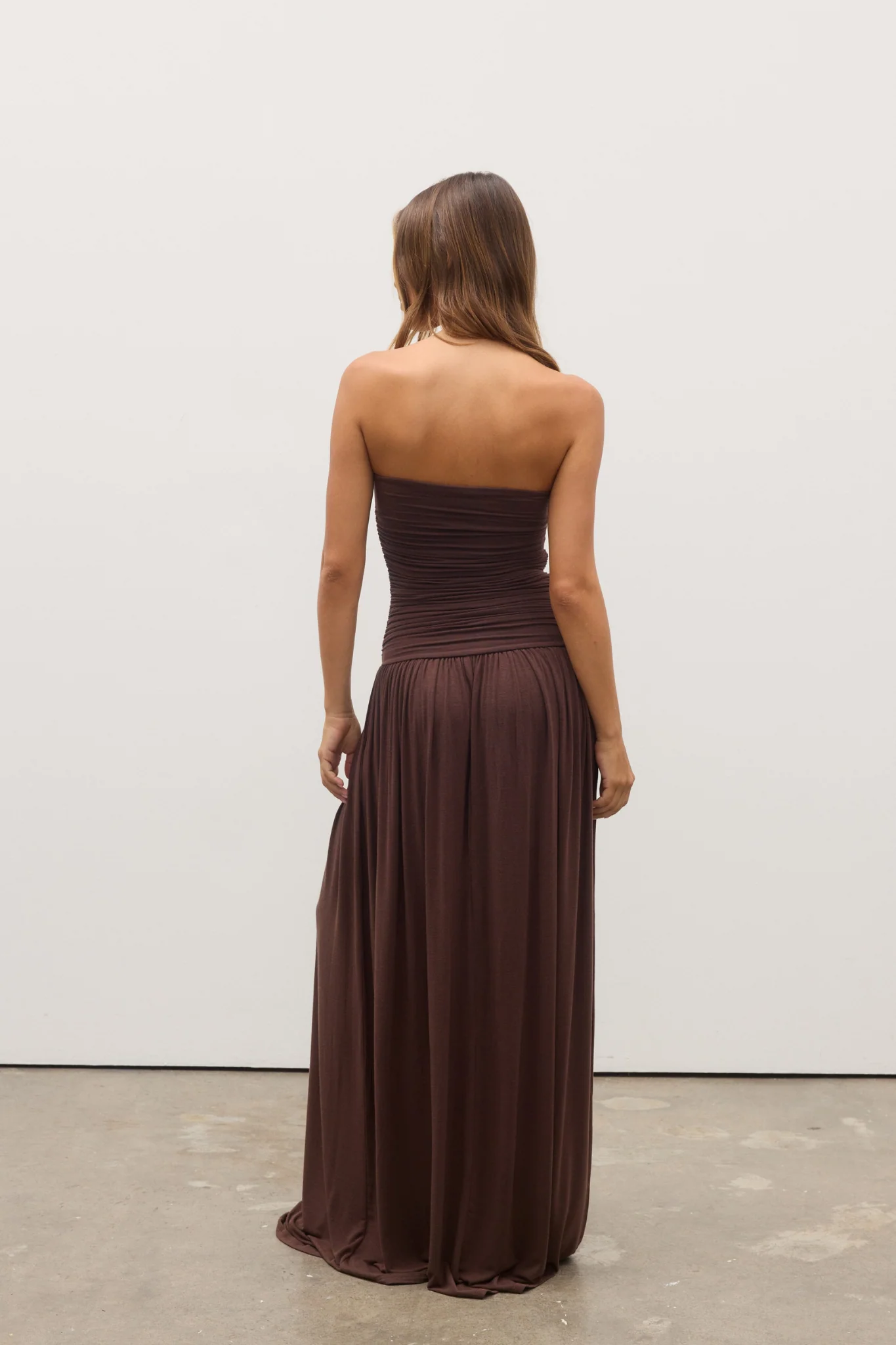 LEAH DRESS - CHOCOLATE - Image 4