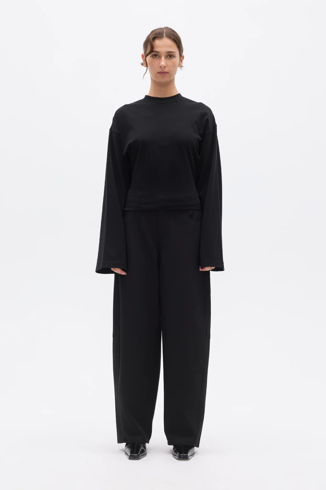 LEX LONG SLEEVE T-SHIRT - BLACK