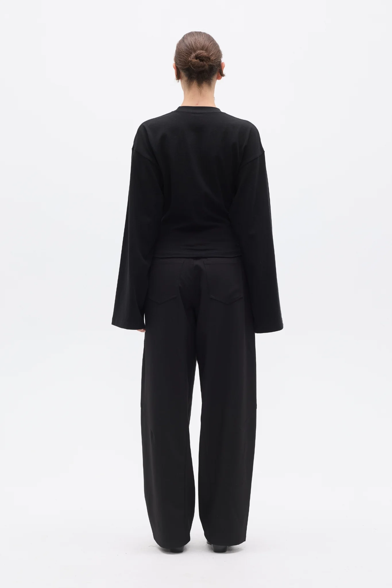 LEX LONG SLEEVE T-SHIRT - BLACK - Image 4