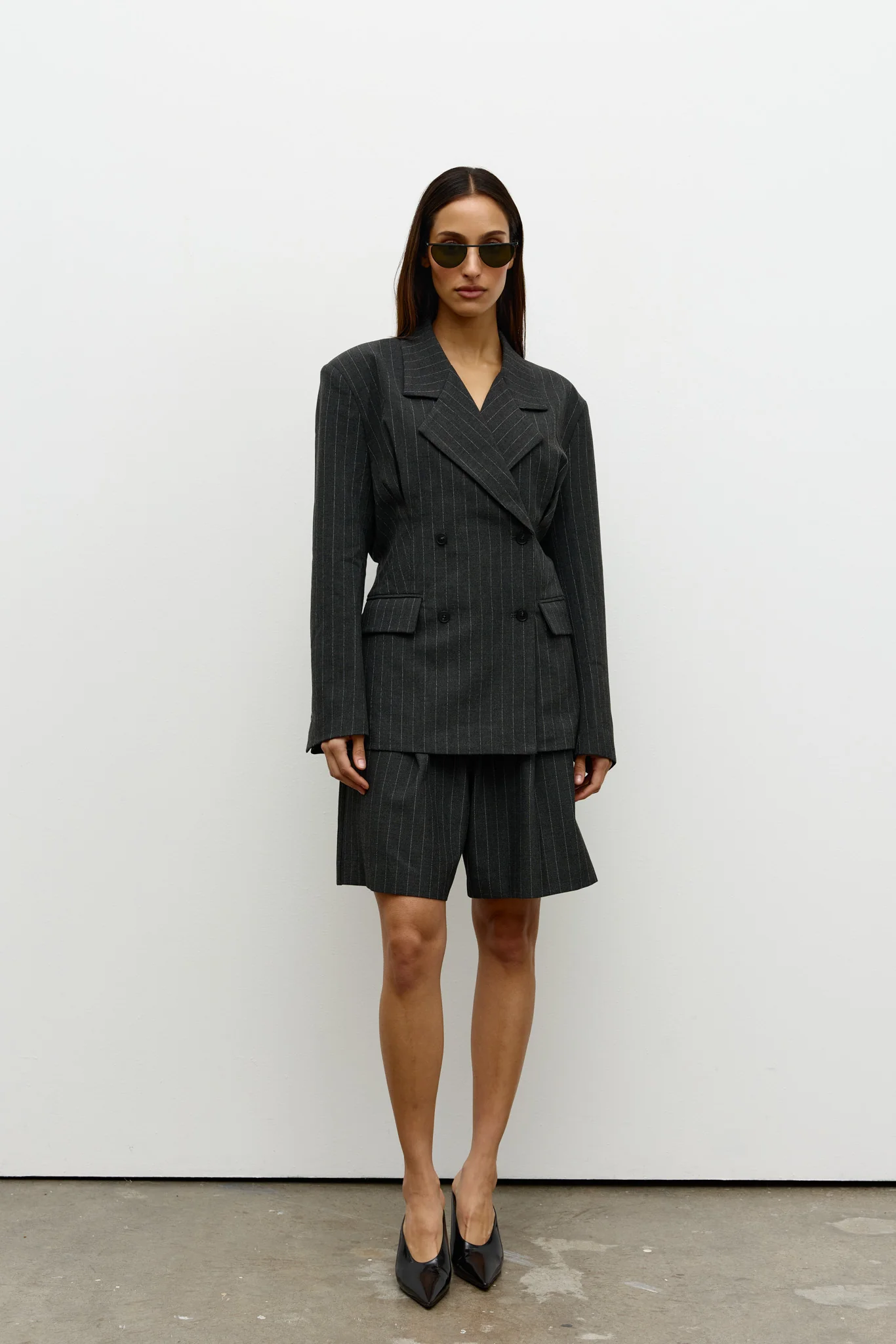 LIORA BLAZER - PINSTRIPE - Image 2